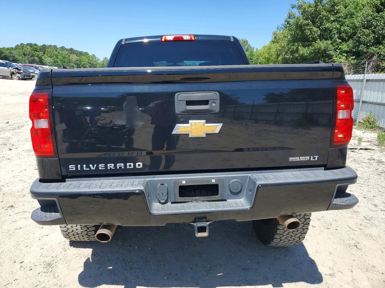 2017 Chevrolet Silverado K1500 Lt Black vin: 3GCUKREC6HG459544