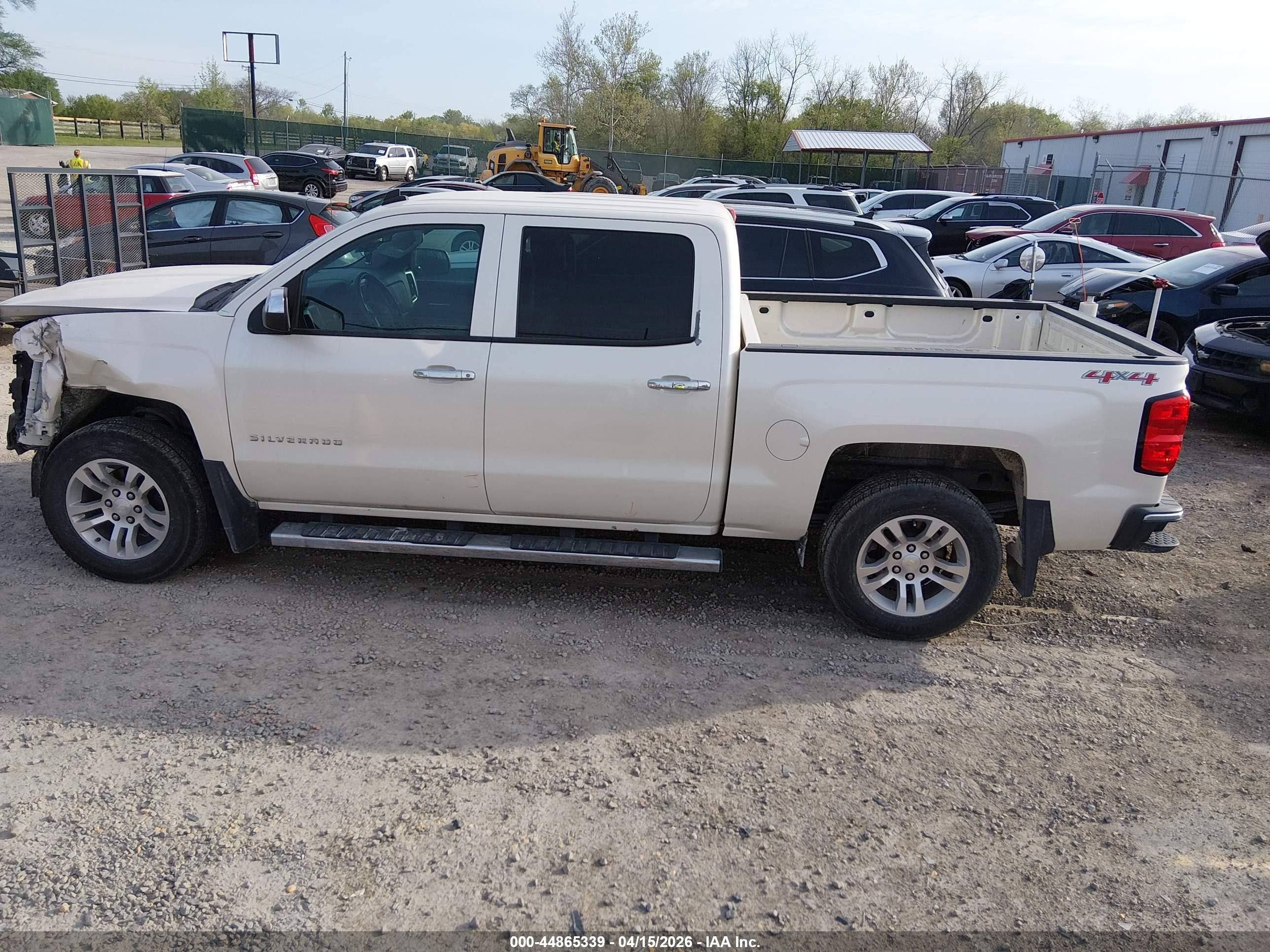 2014 Chevrolet Silverado 1500 1lt Cream vin: 3GCUKREC7EG127480