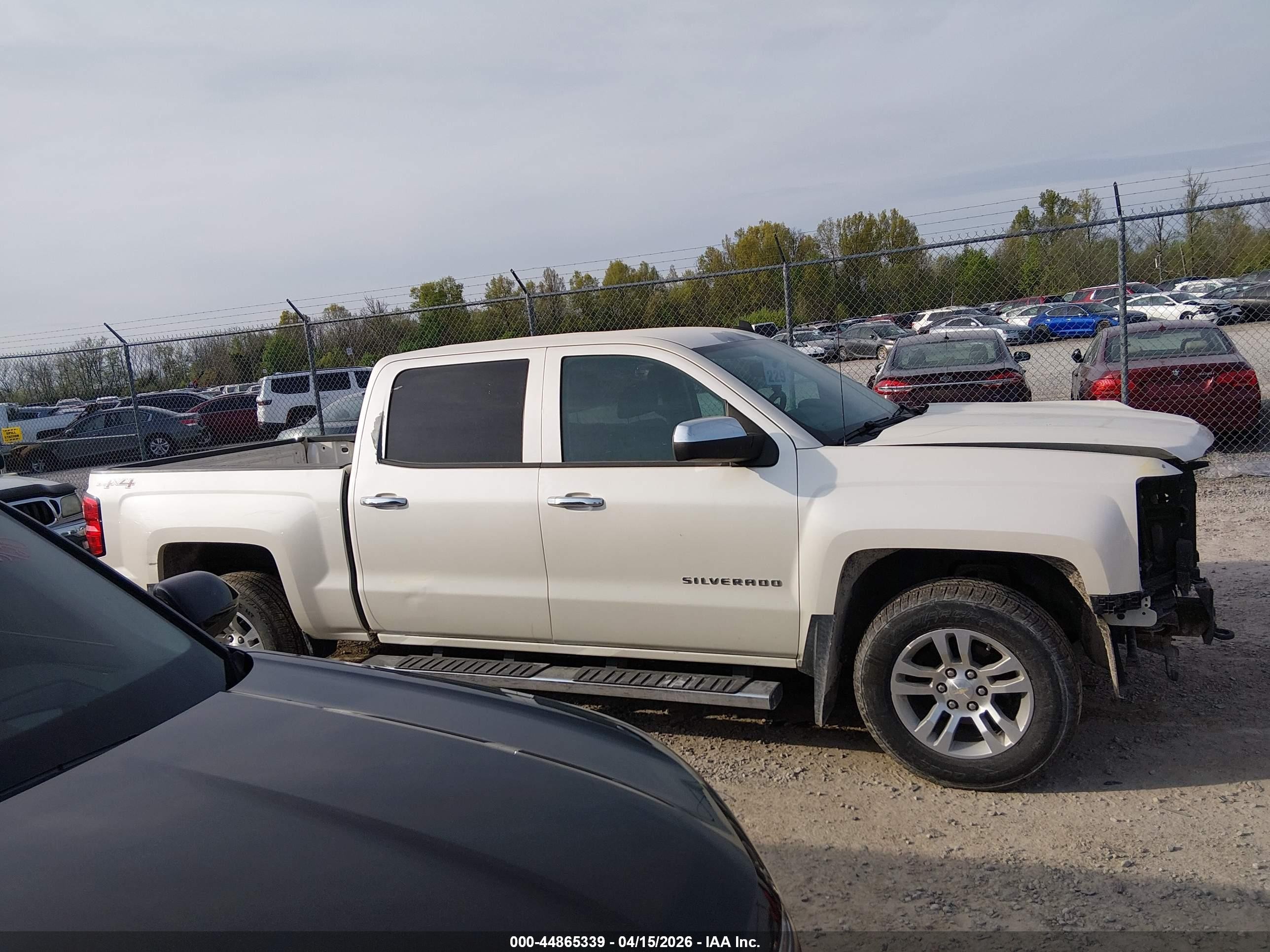 2014 Chevrolet Silverado 1500 1lt Cream vin: 3GCUKREC7EG127480