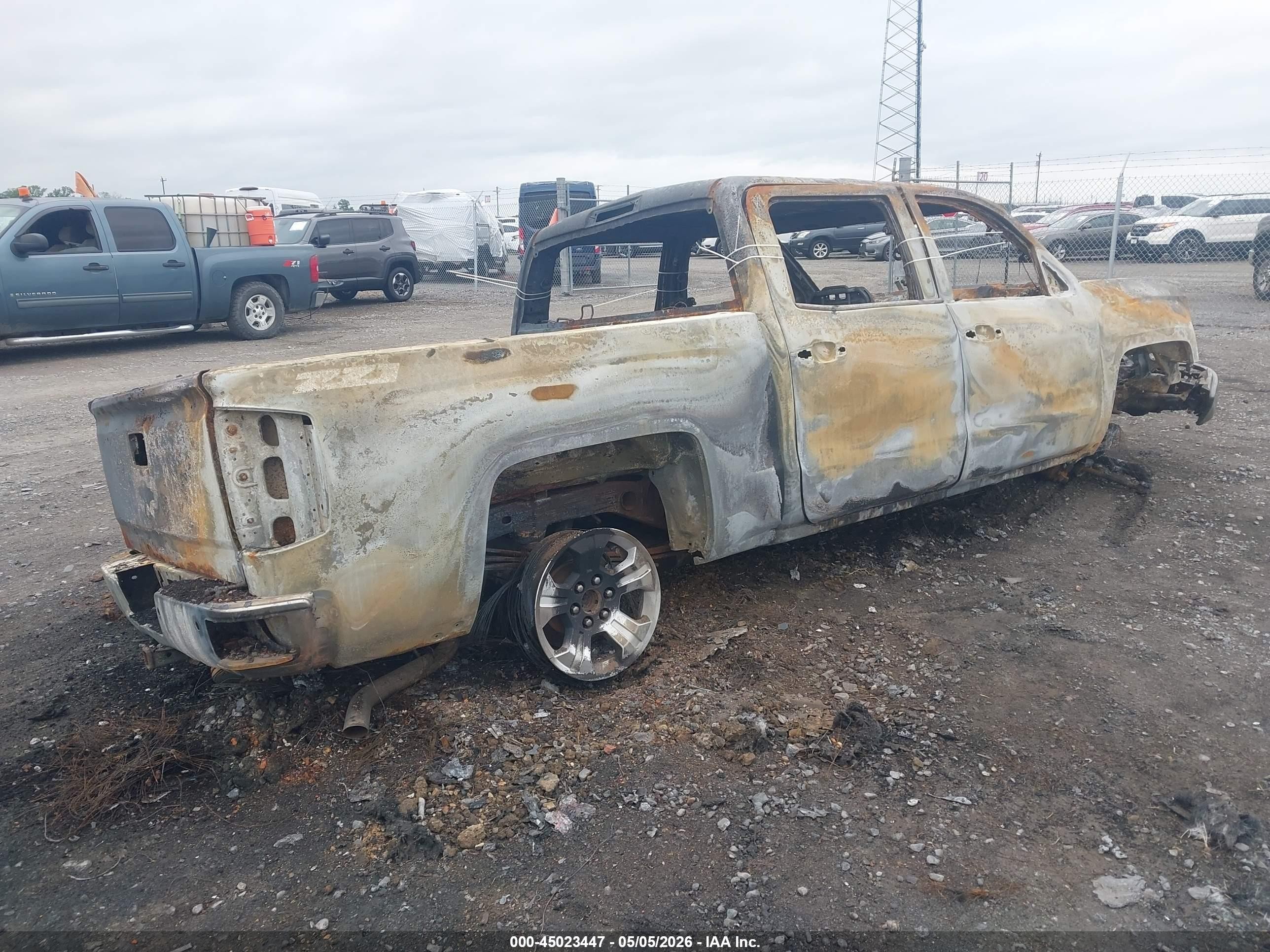 2014 Chevrolet Silverado 1500 2lt Серый vin: 3GCUKREC7EG157661