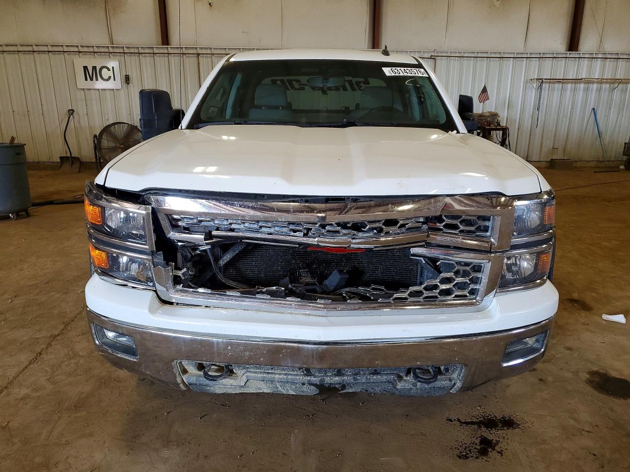 2014 Chevrolet Silverado K1500 Lt White vin: 3GCUKREC7EG265505
