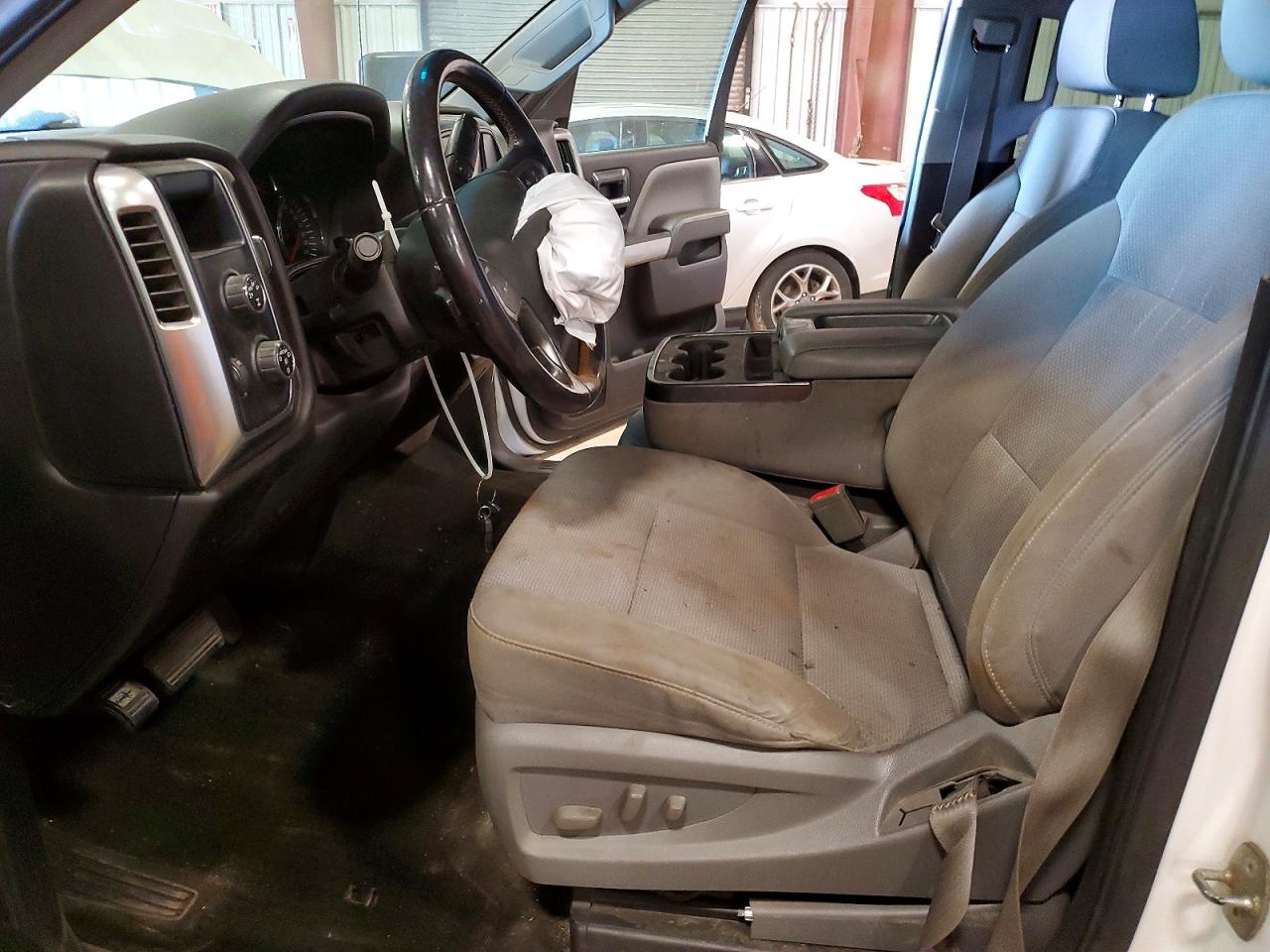 2014 Chevrolet Silverado K1500 Lt White vin: 3GCUKREC7EG265505