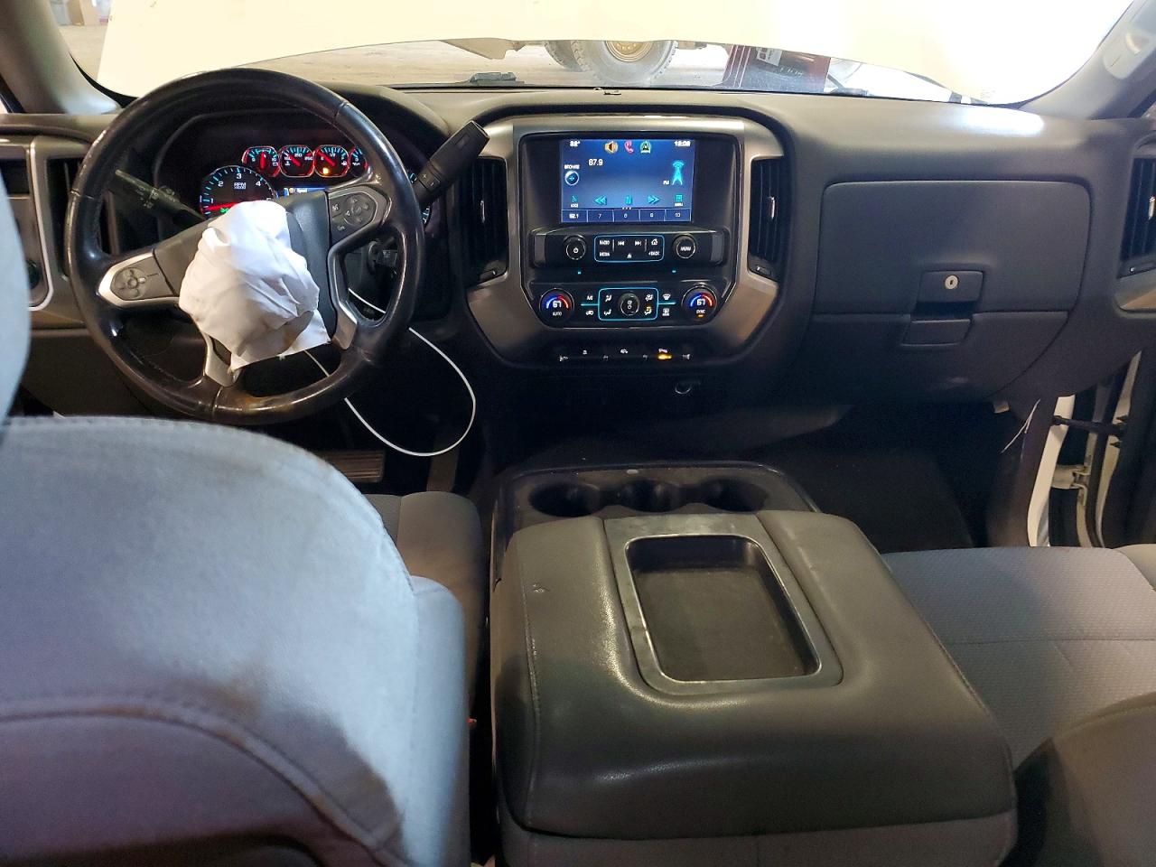 2014 Chevrolet Silverado K1500 Lt White vin: 3GCUKREC7EG265505