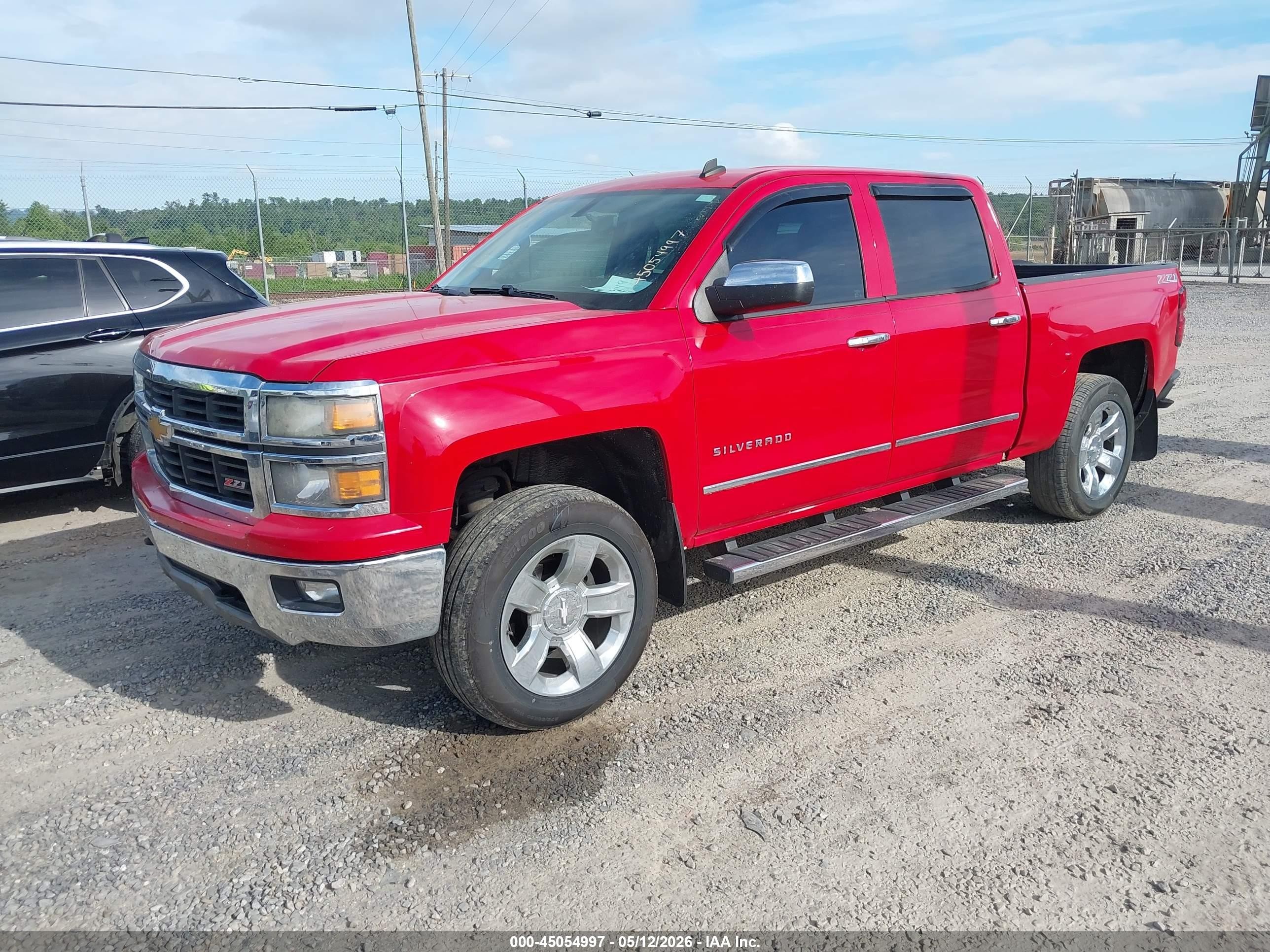 2014 Chevrolet Silverado 1500 2lt Red vin: 3GCUKREC7EG277380
