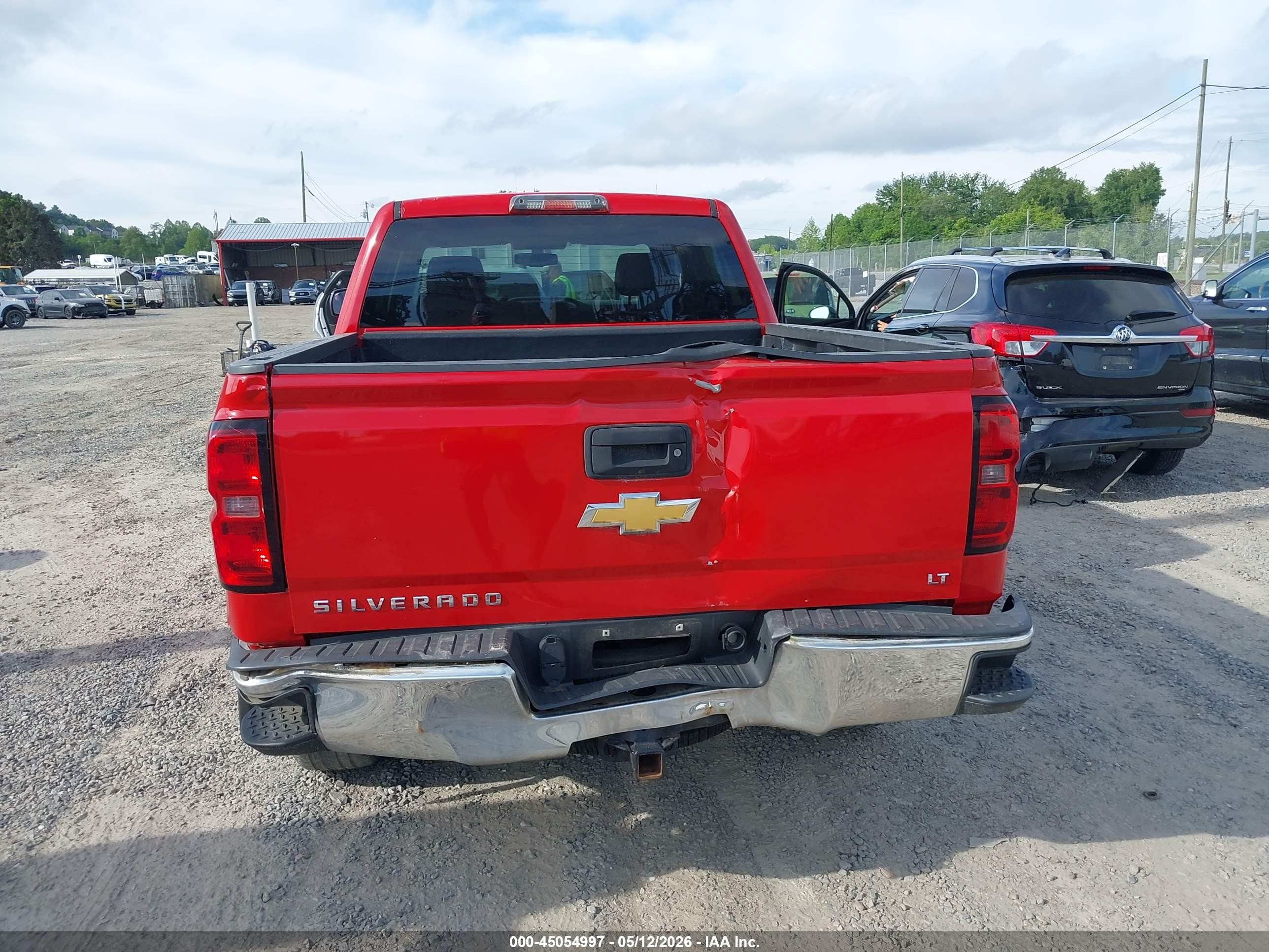 2014 Chevrolet Silverado 1500 2lt Red vin: 3GCUKREC7EG277380