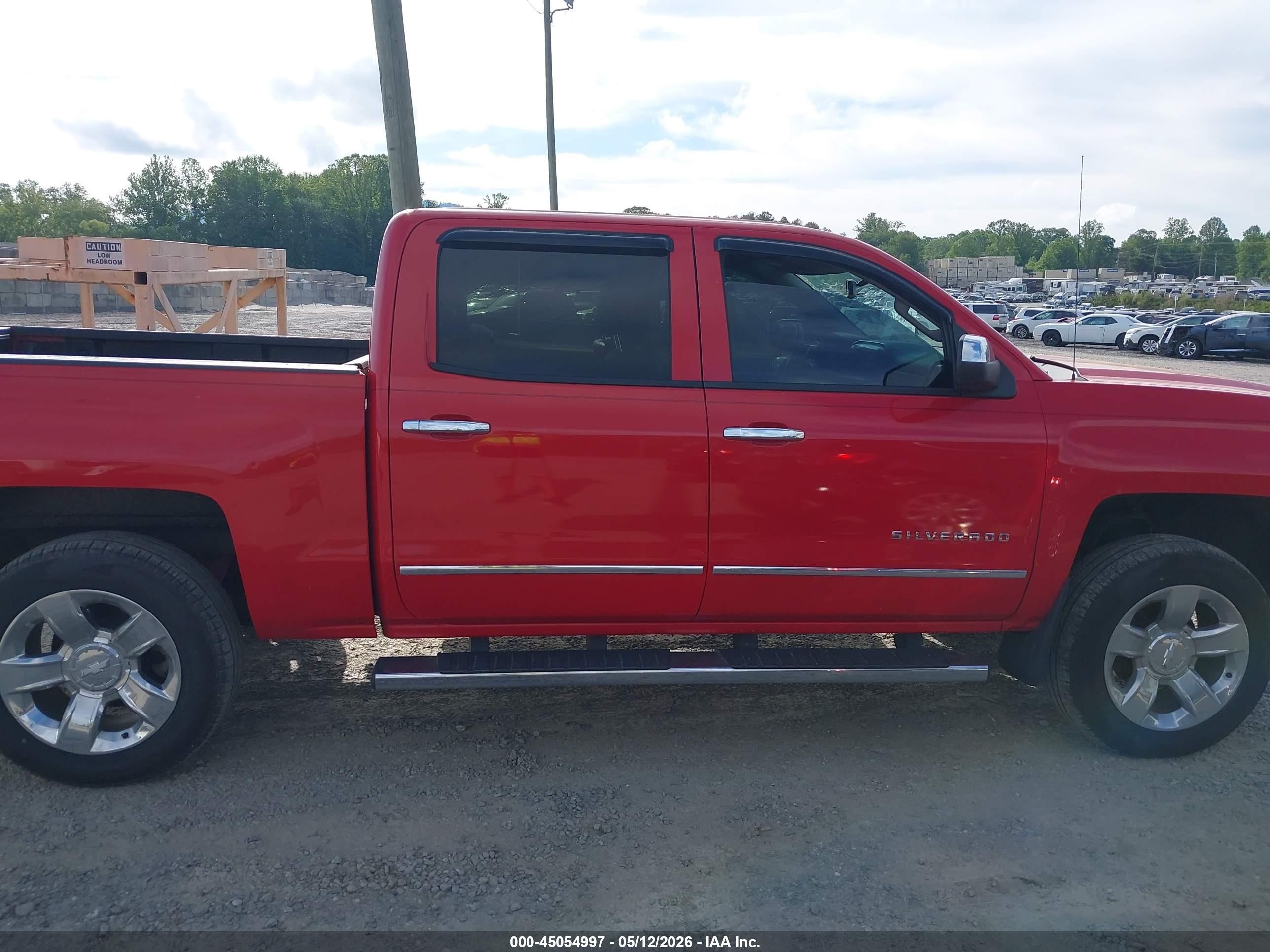 2014 Chevrolet Silverado 1500 2lt Red vin: 3GCUKREC7EG277380