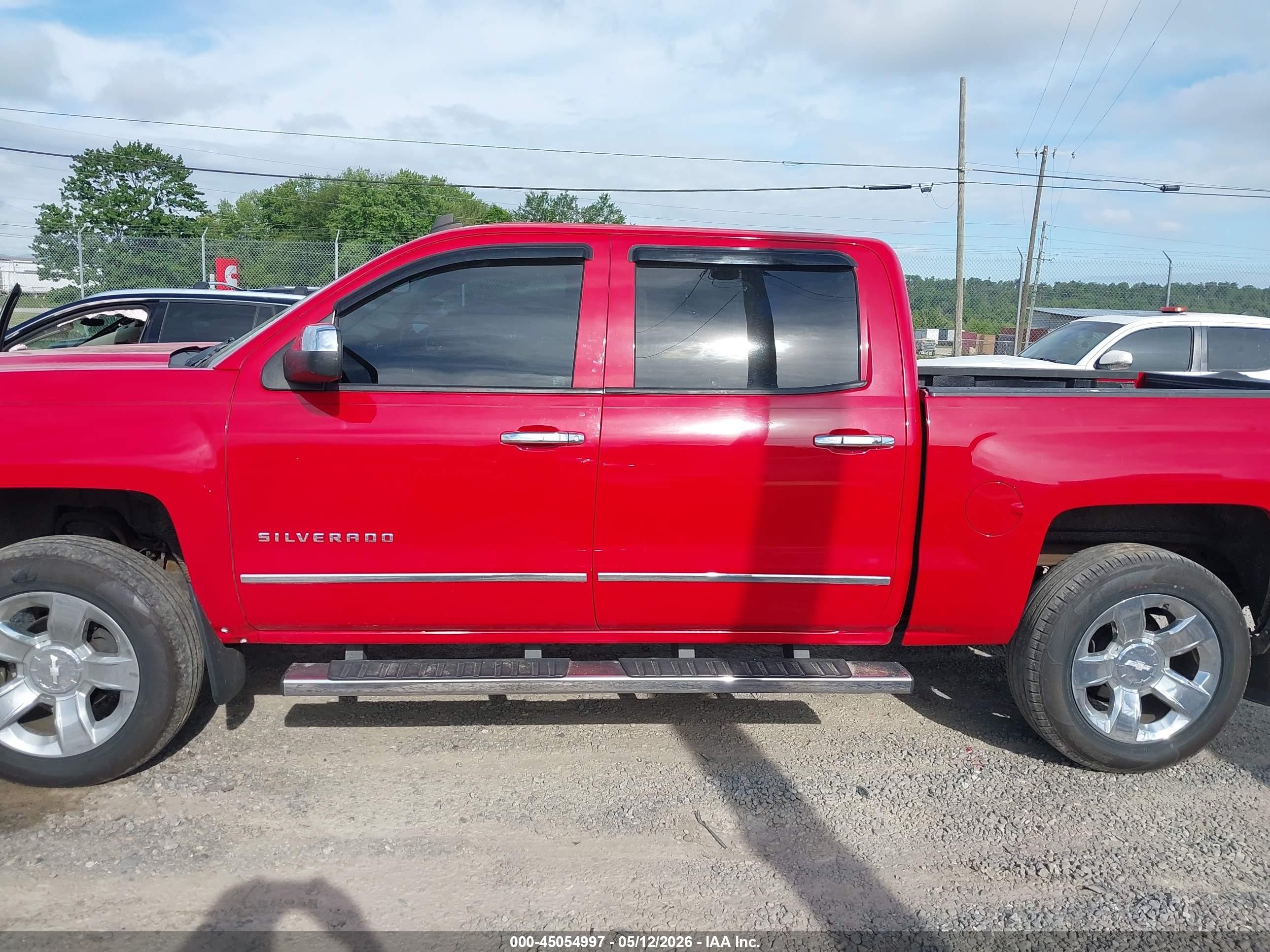 2014 Chevrolet Silverado 1500 2lt Red vin: 3GCUKREC7EG277380