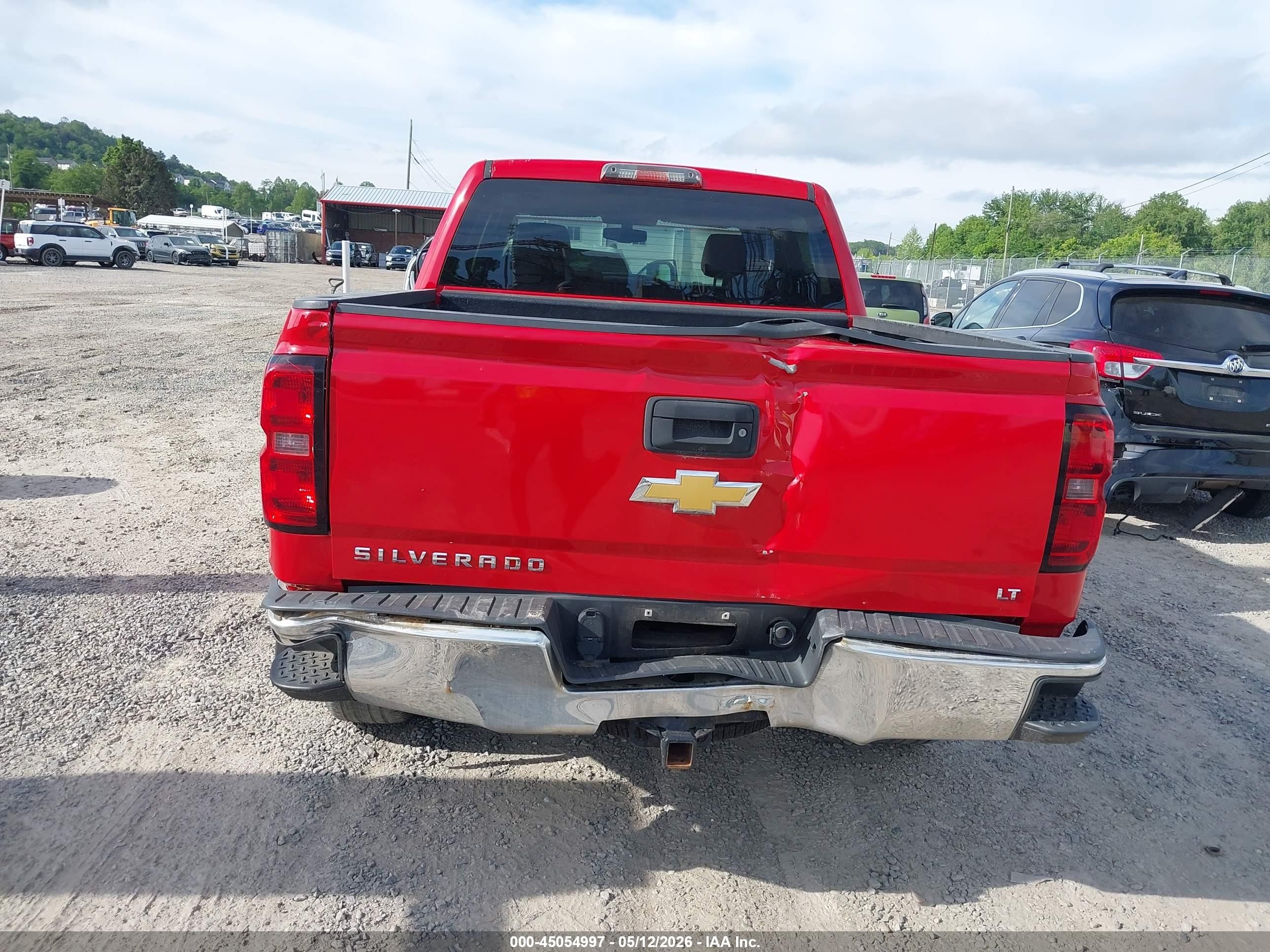 2014 Chevrolet Silverado 1500 2lt Red vin: 3GCUKREC7EG277380