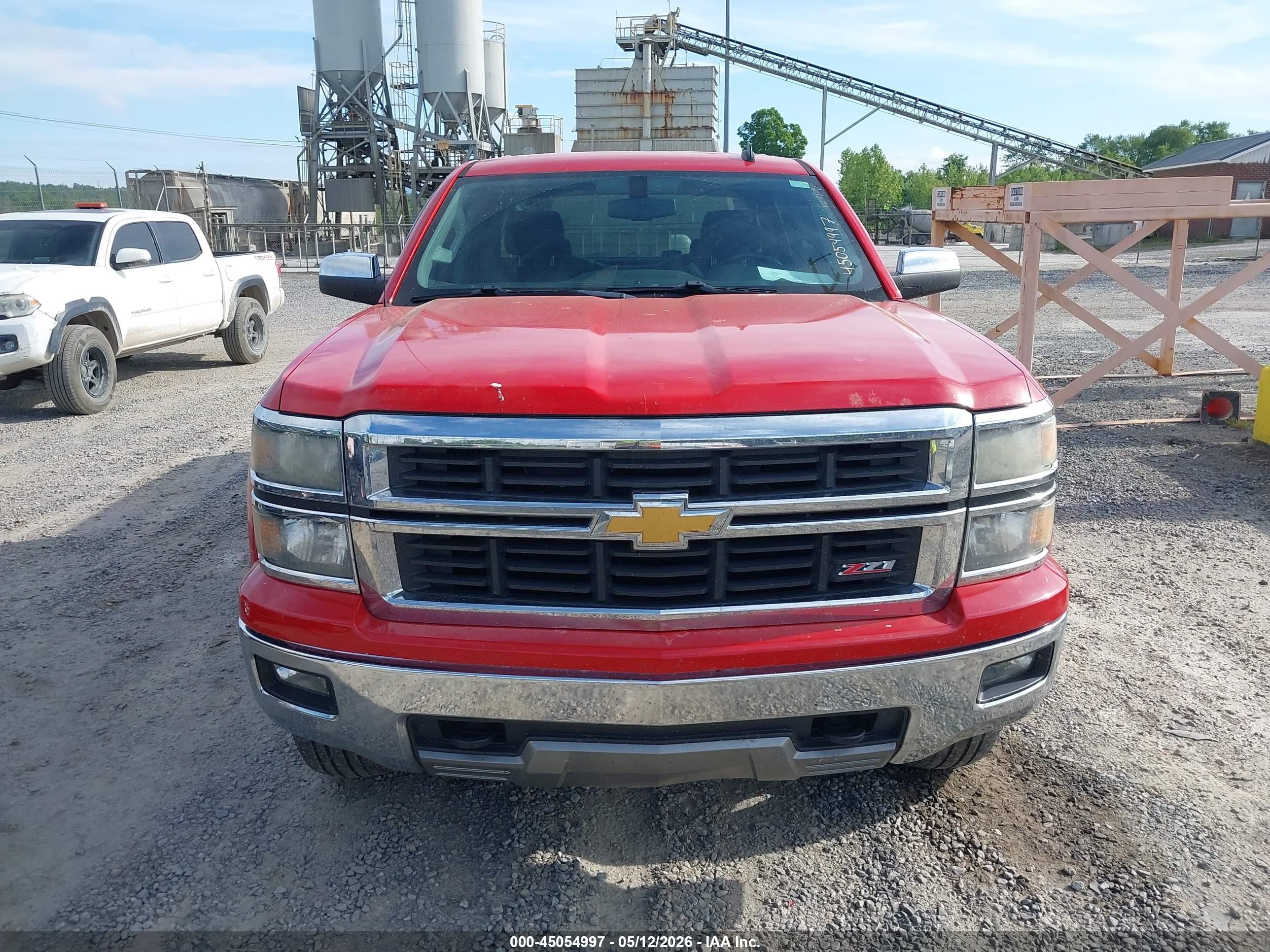 2014 Chevrolet Silverado 1500 2lt Red vin: 3GCUKREC7EG277380