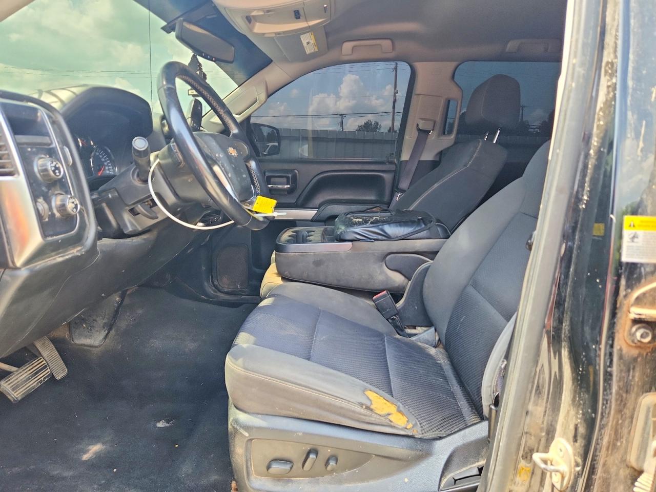 2014 Chevrolet Silverado K1500 Lt Black vin: 3GCUKREC7EG286158