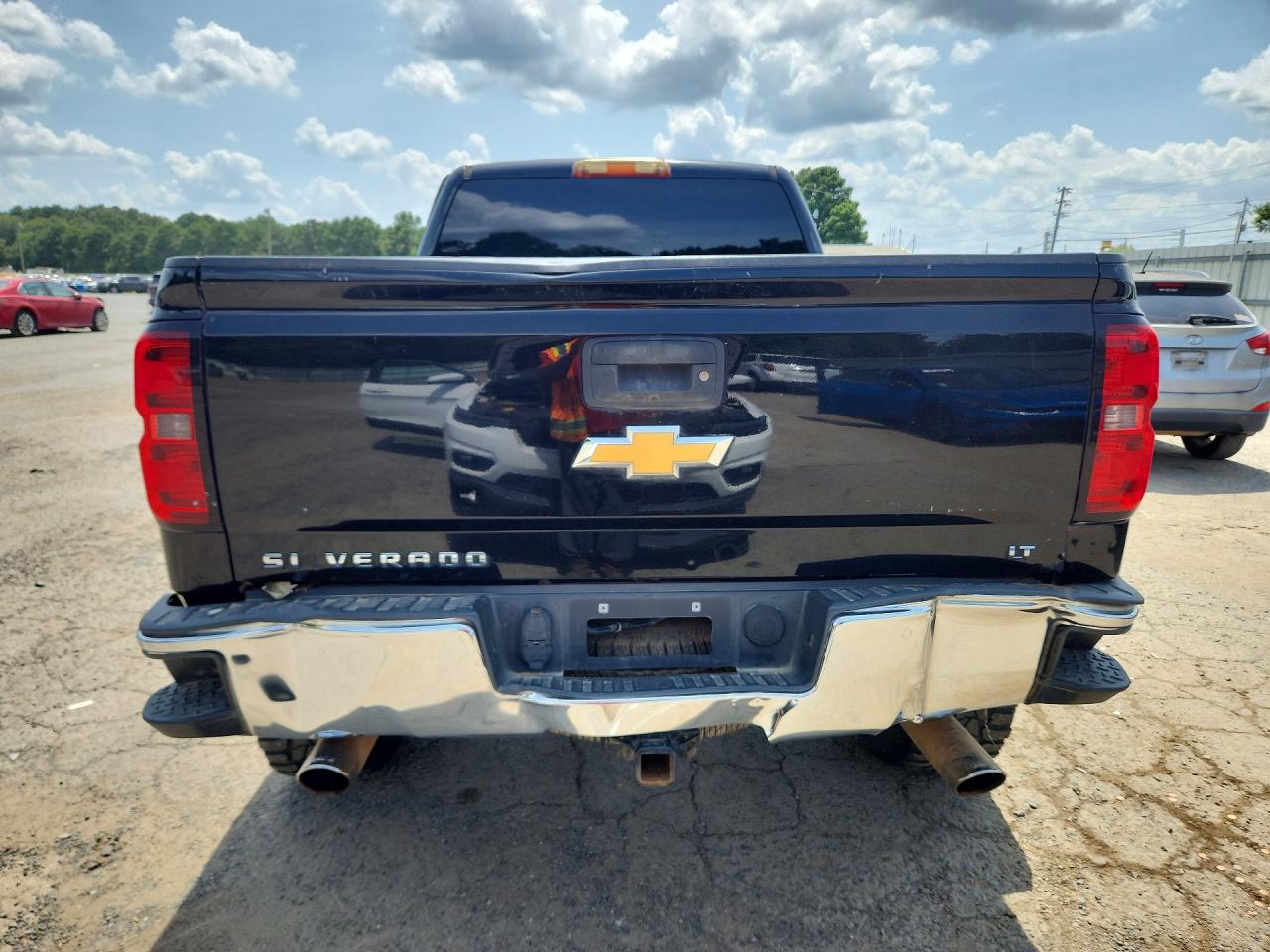2014 Chevrolet Silverado K1500 Lt Black vin: 3GCUKREC7EG286158