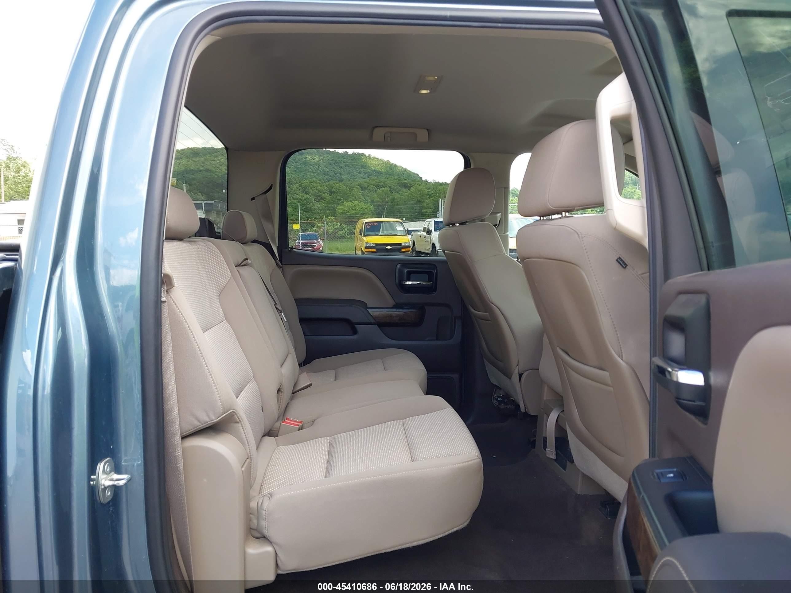 2014 Chevrolet Silverado 1500 Lt Blue vin: 3GCUKREC7EG321670