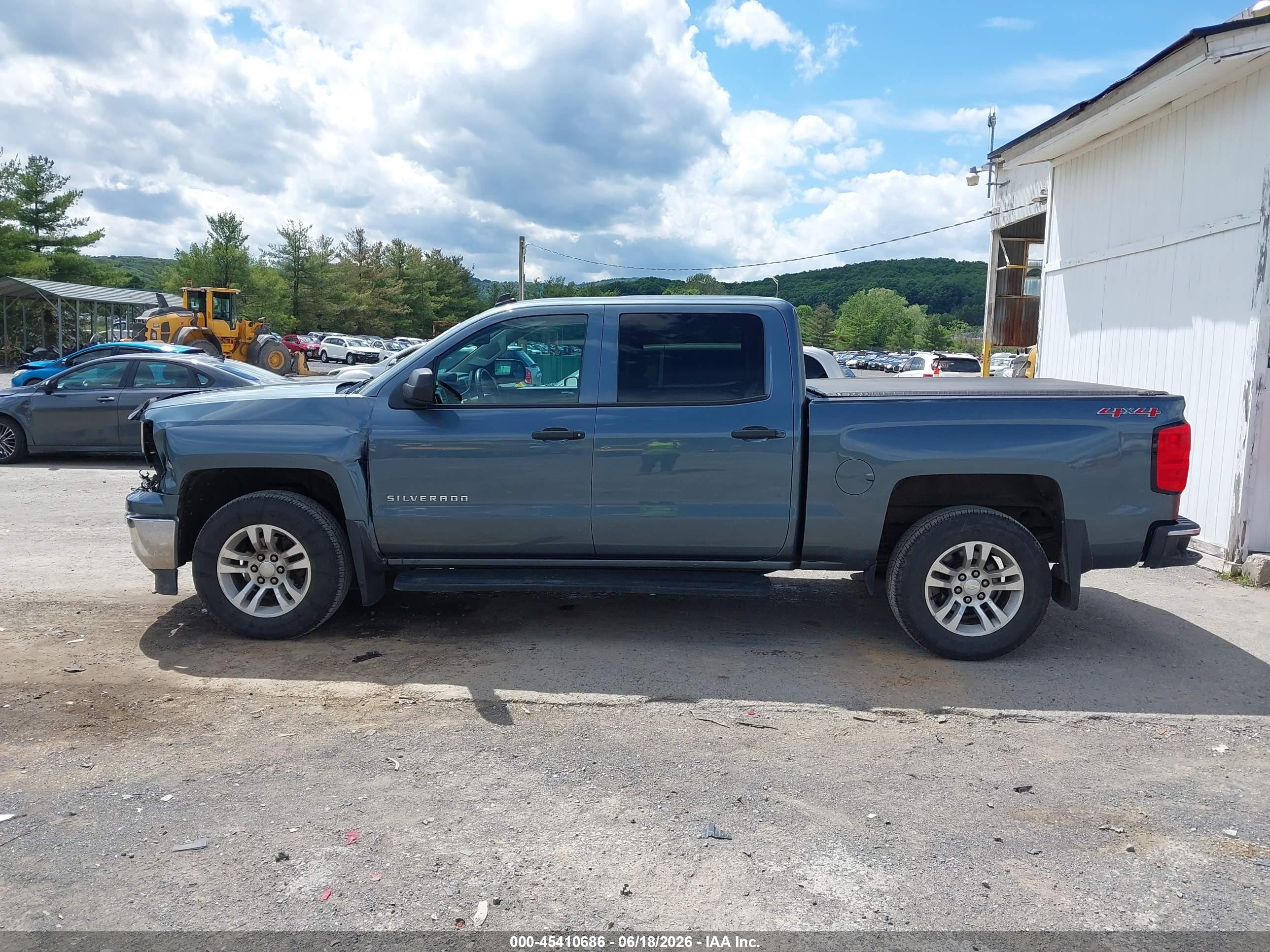 2014 Chevrolet Silverado 1500 Lt Blue vin: 3GCUKREC7EG321670