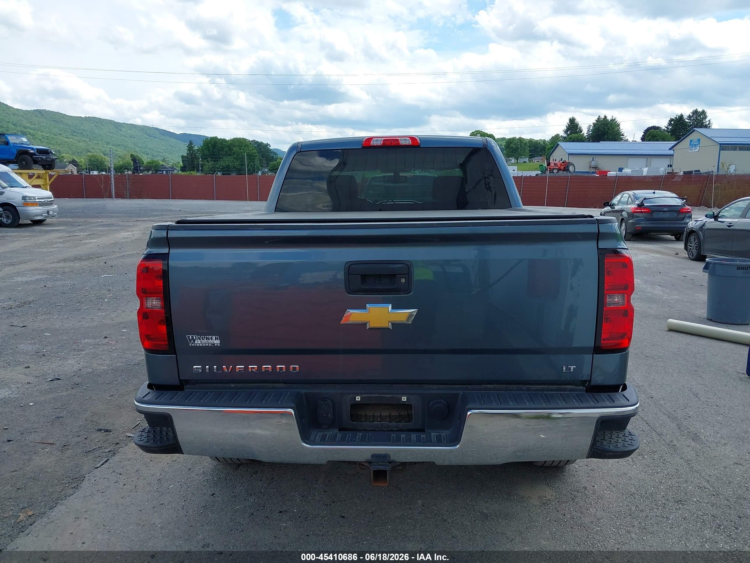 2014 Chevrolet Silverado 1500 Lt Blue vin: 3GCUKREC7EG321670