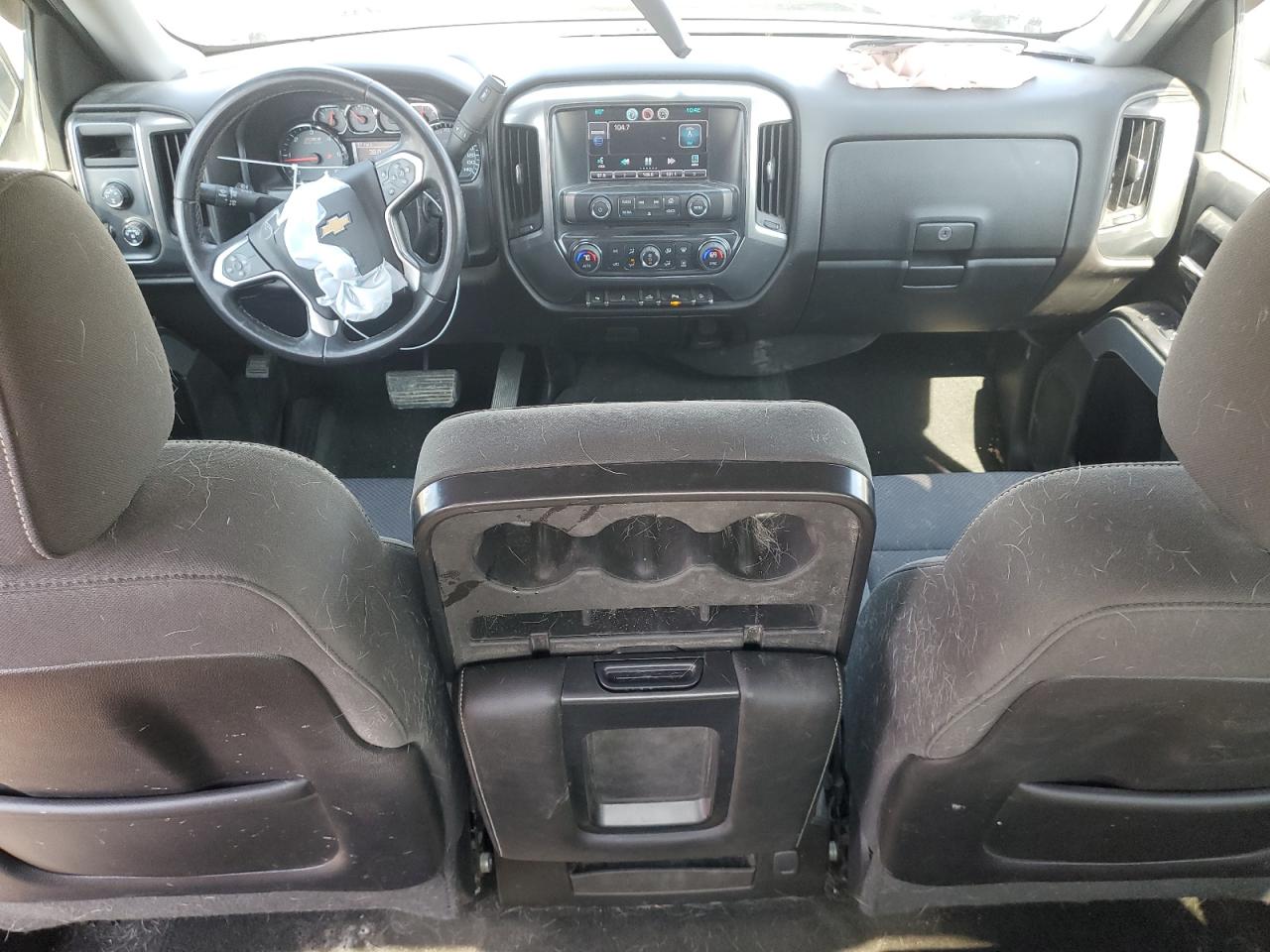 2014 Chevrolet Silverado K1500 Lt Silver vin: 3GCUKREC7EG428945
