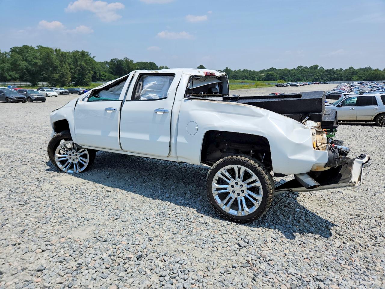 2014 Chevrolet Silverado K1500 Lt White vin: 3GCUKREC7EG435507