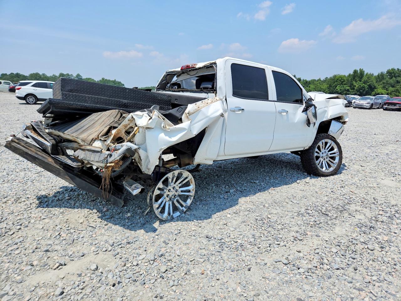 2014 Chevrolet Silverado K1500 Lt White vin: 3GCUKREC7EG435507