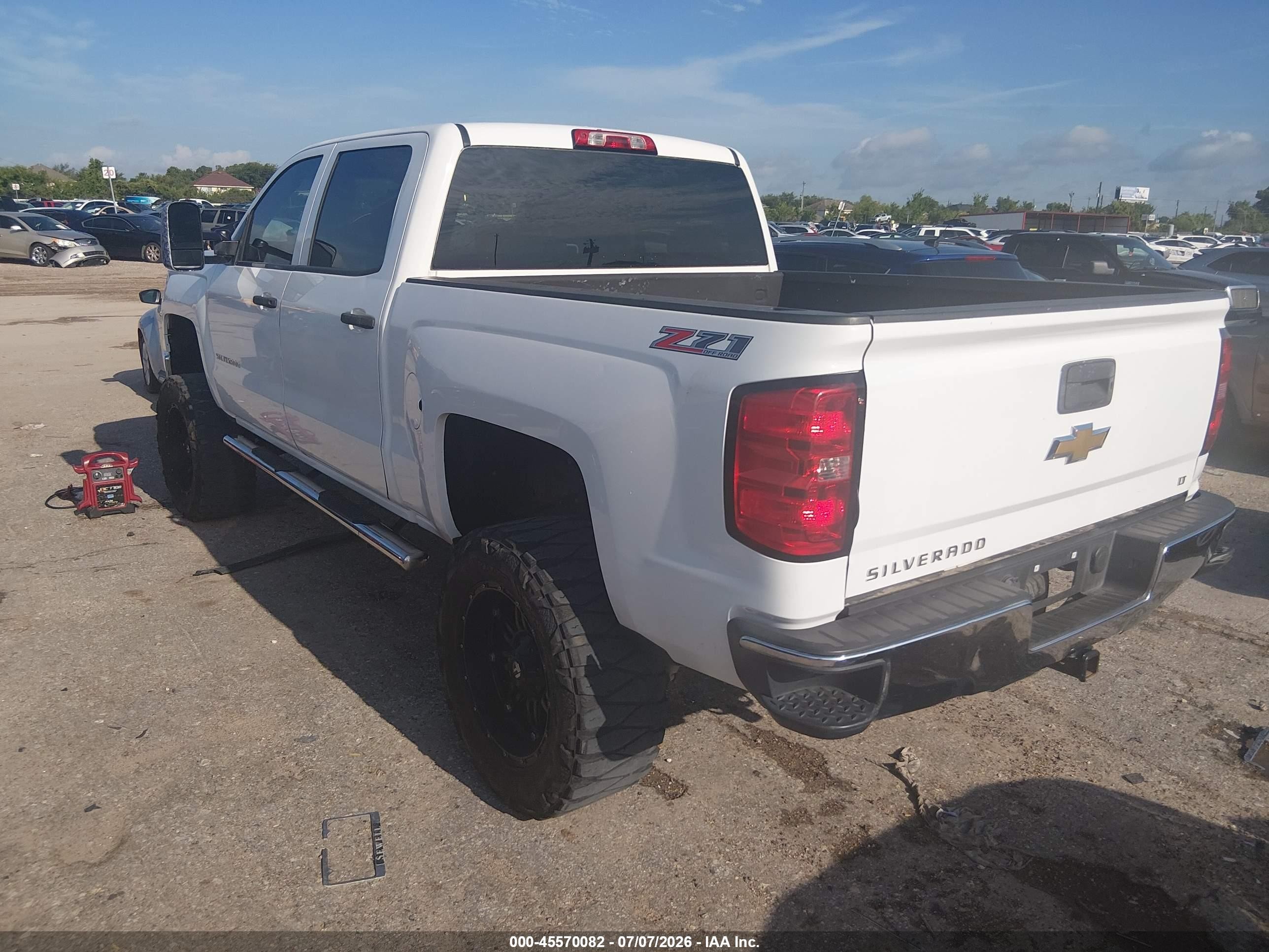 2014 Chevrolet Silverado 1500 Lt Gray vin: 3GCUKREC7EG523568