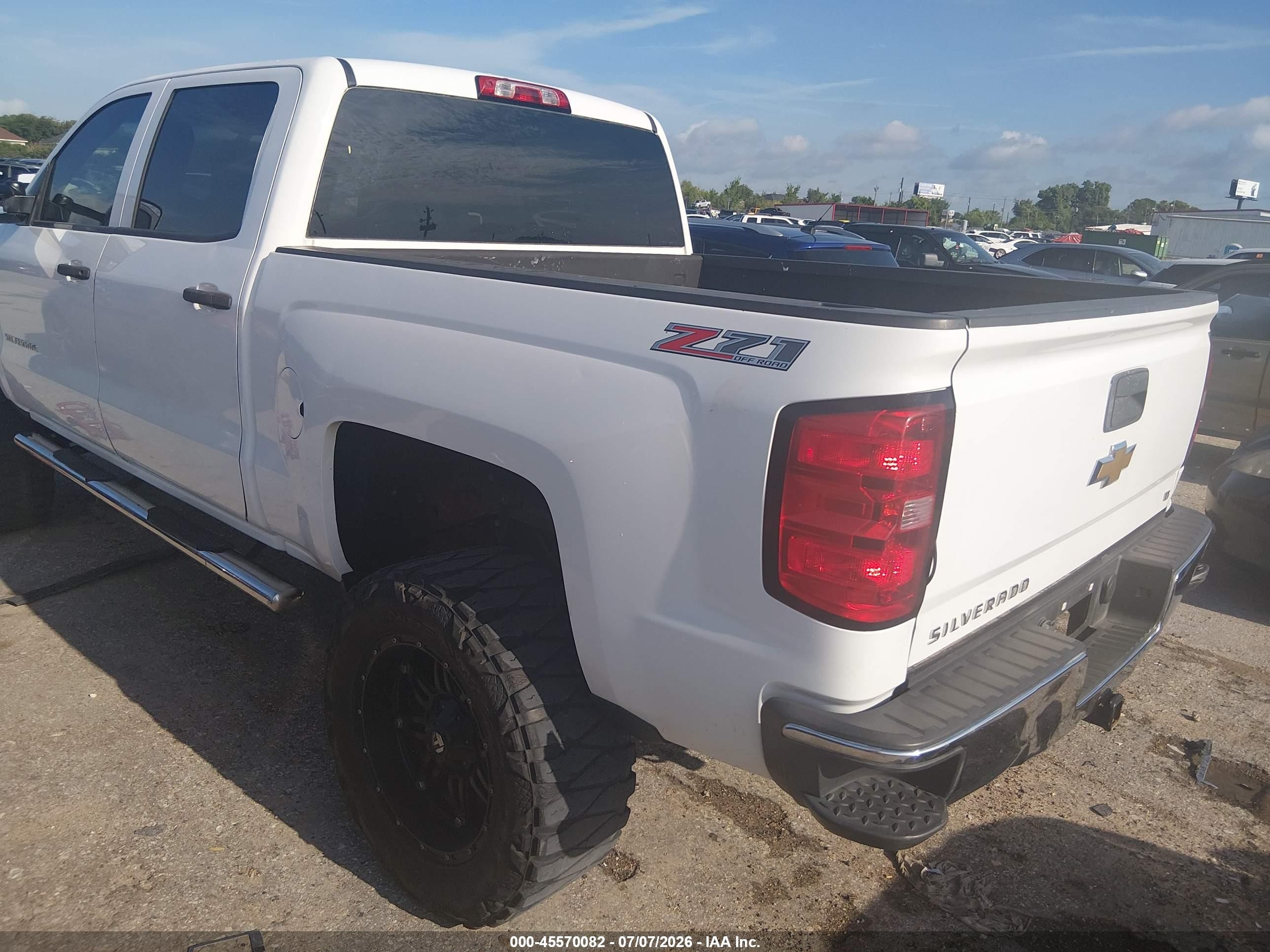 2014 Chevrolet Silverado 1500 Lt Gray vin: 3GCUKREC7EG523568