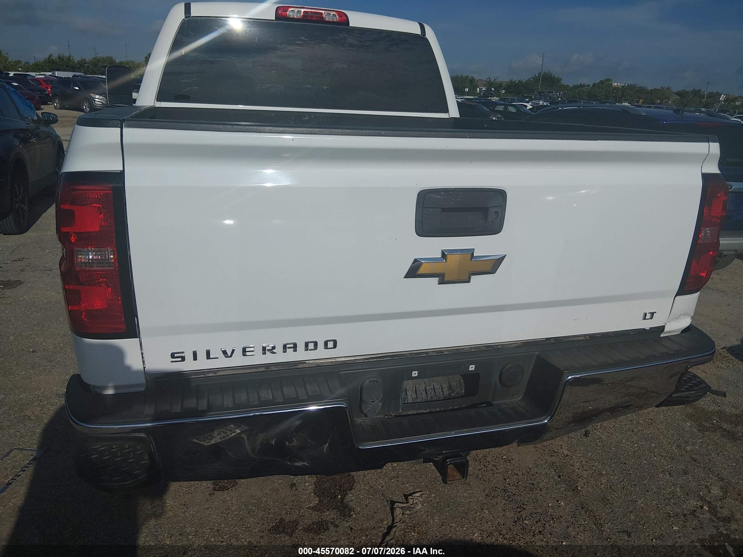 2014 Chevrolet Silverado 1500 Lt Gray vin: 3GCUKREC7EG523568