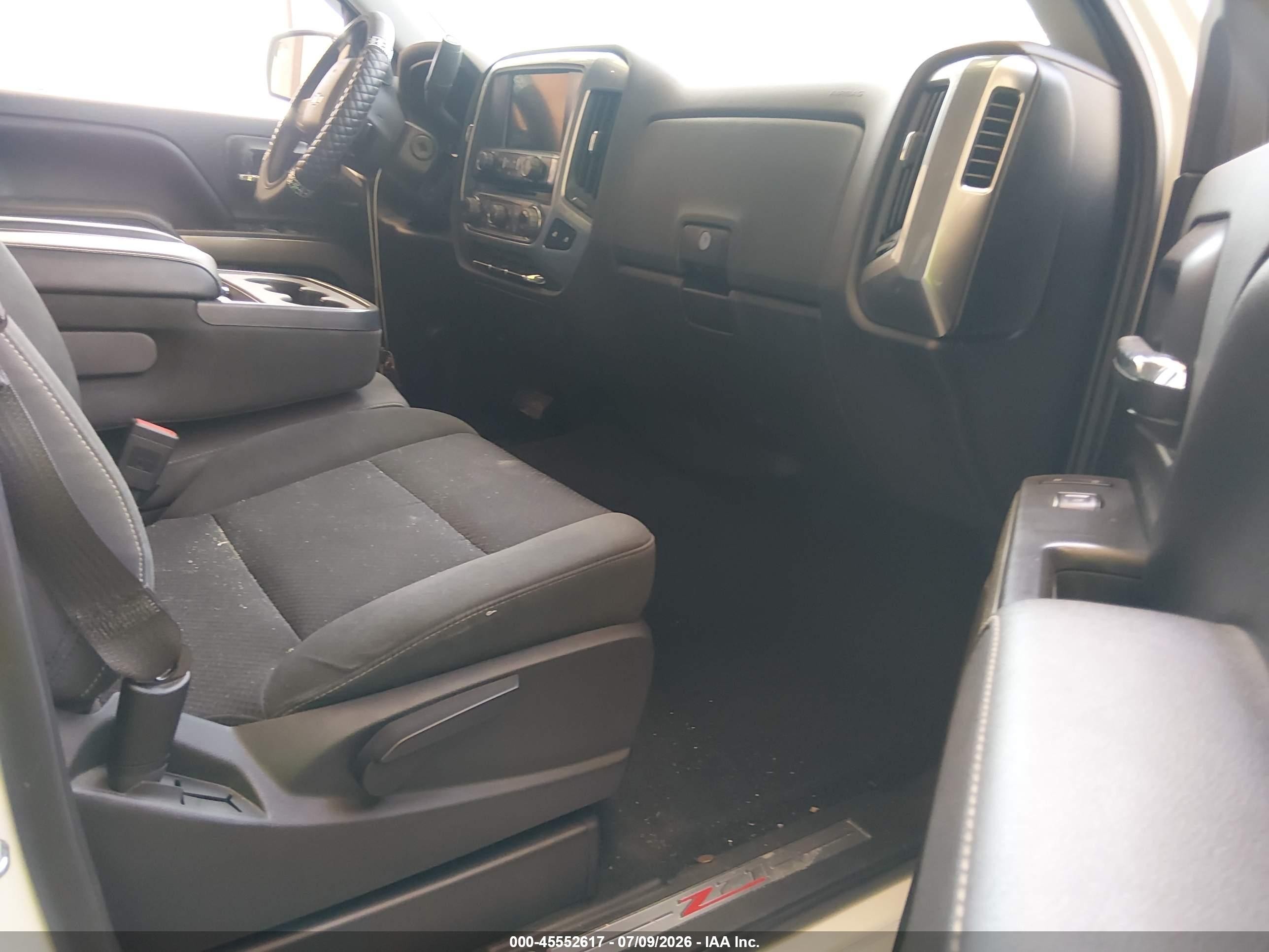 2014 Chevrolet Silverado 1500 Lt White vin: 3GCUKREC7EG526003