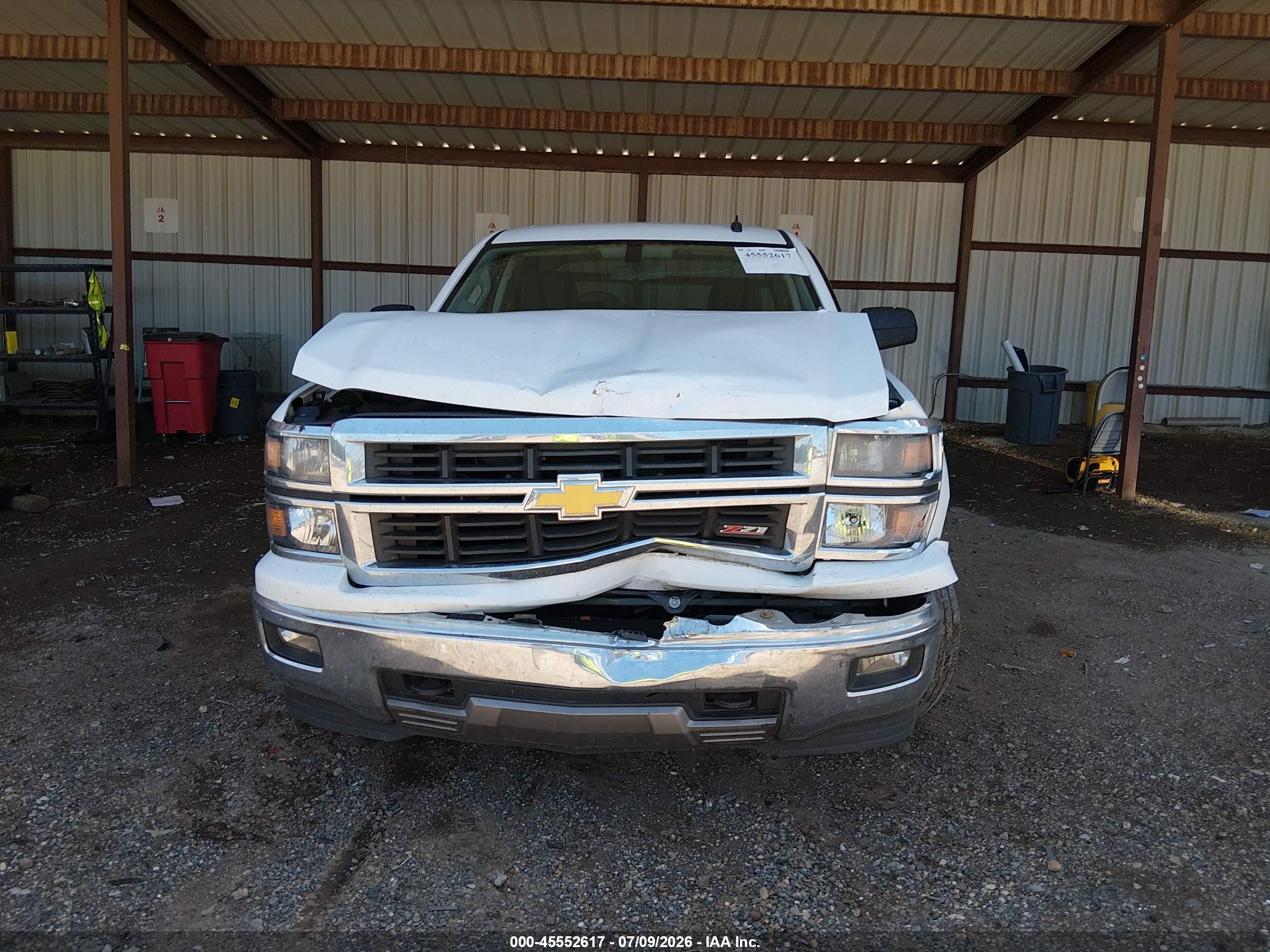 2014 Chevrolet Silverado 1500 Lt White vin: 3GCUKREC7EG526003