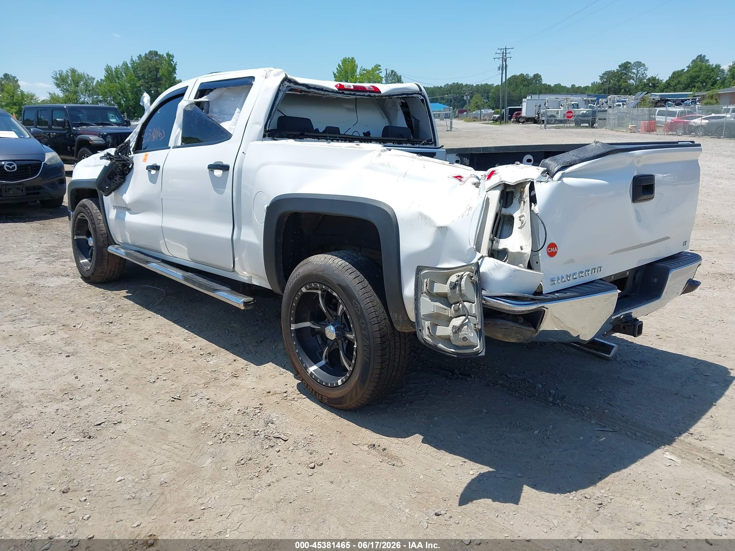 2014 Chevrolet Silverado 1500 Lt Белый vin: 3GCUKREC7EG553900