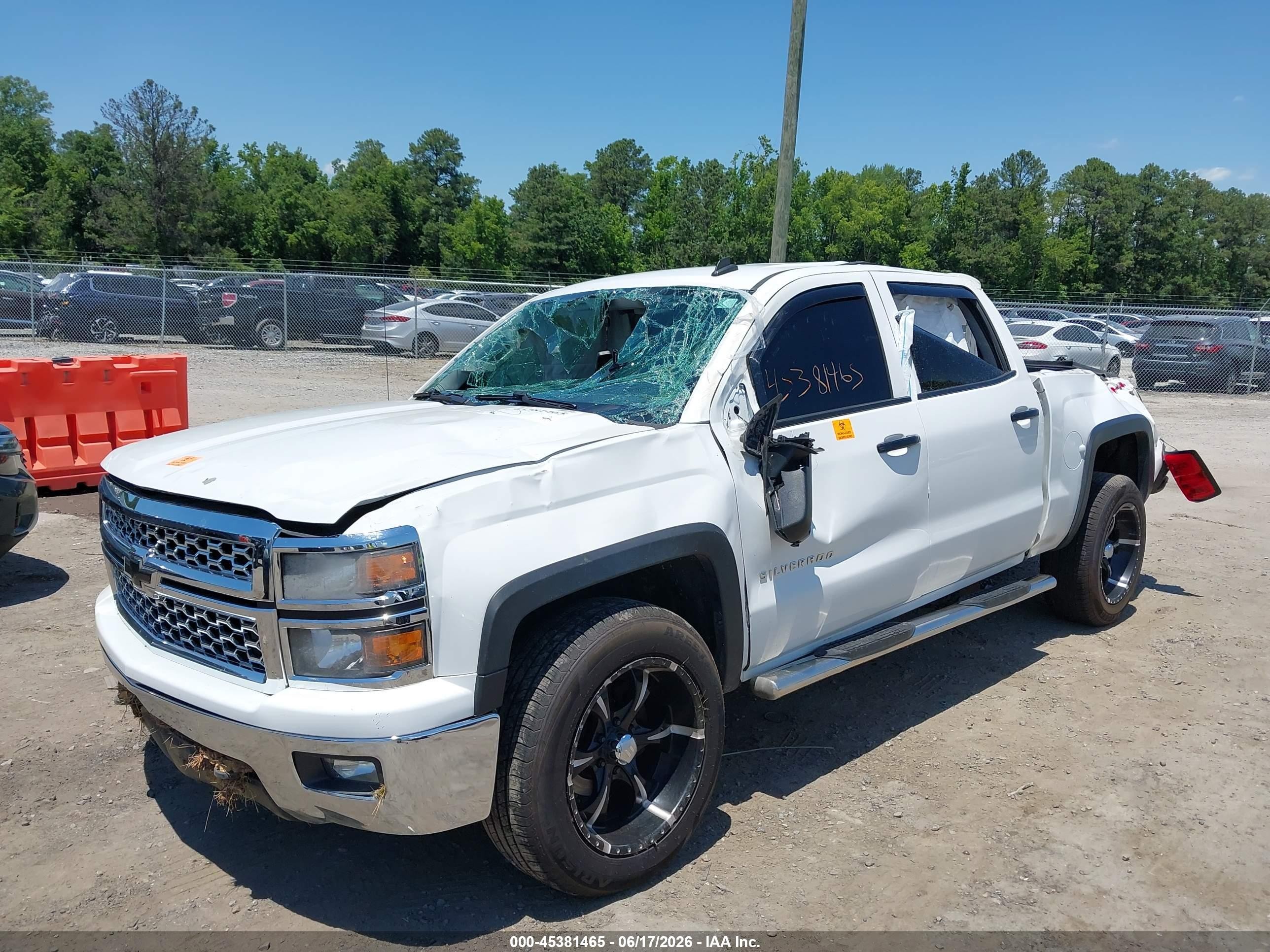 2014 Chevrolet Silverado 1500 Lt Белый vin: 3GCUKREC7EG553900