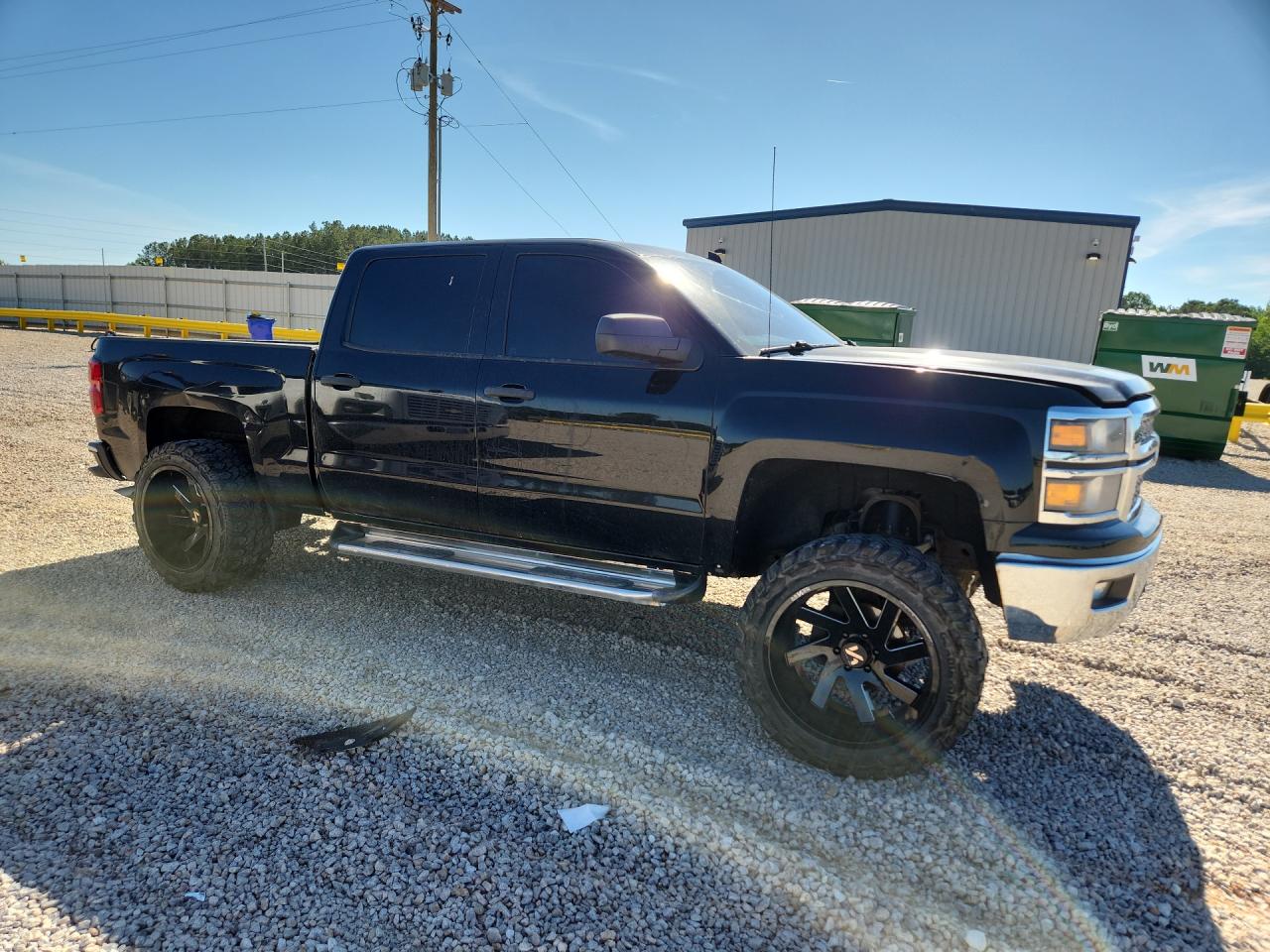 2014 Chevrolet Silverado K1500 Lt Black vin: 3GCUKREC7EG567876
