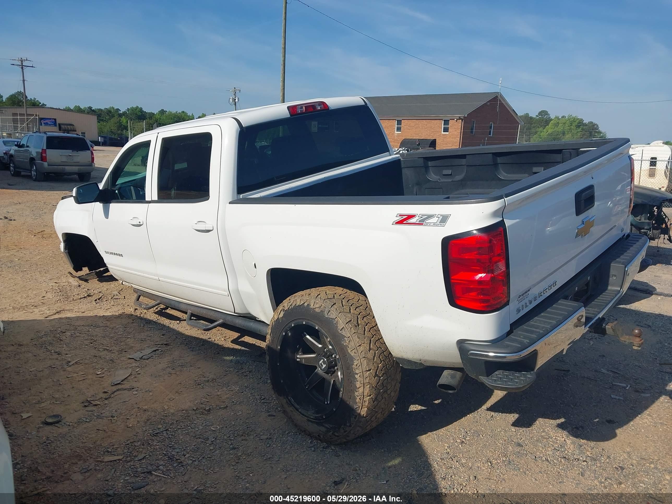 2015 Chevrolet Silverado 1500 2lt White vin: 3GCUKREC7FG105965