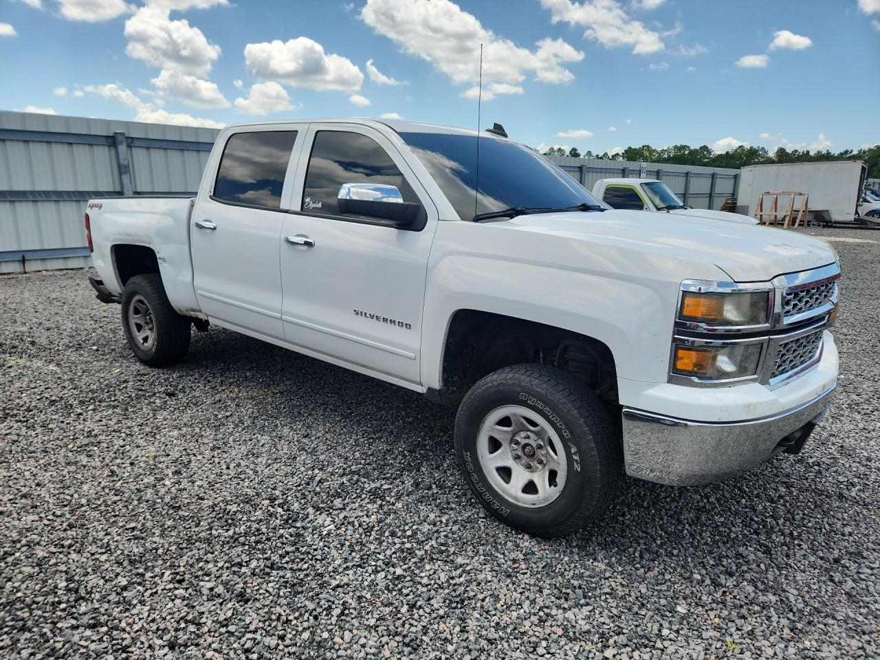 2015 Chevrolet Silverado K1500 Lt White vin: 3GCUKREC7FG108851