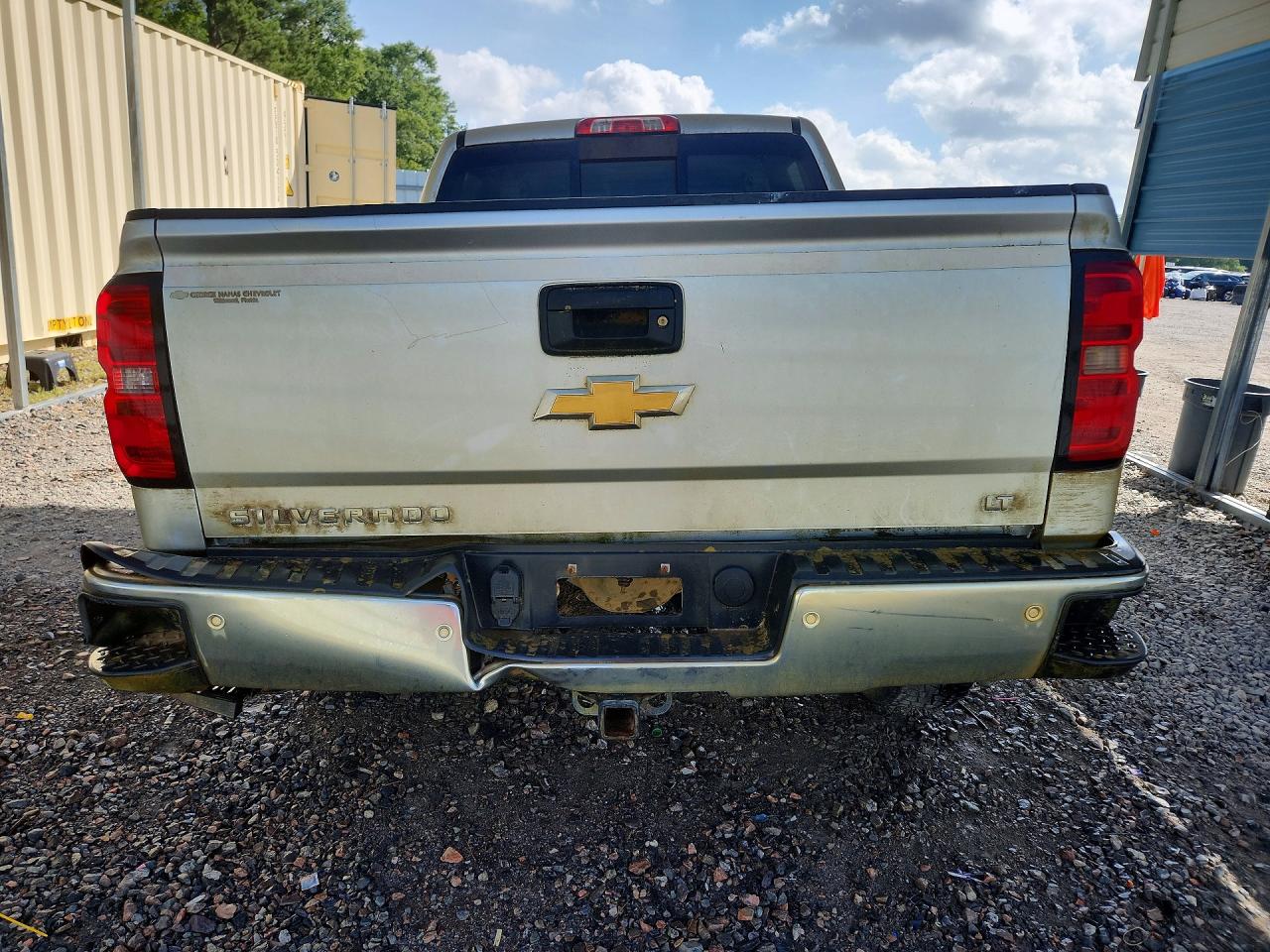 2015 Chevrolet Silverado K1500 Lt Silver vin: 3GCUKREC7FG178589