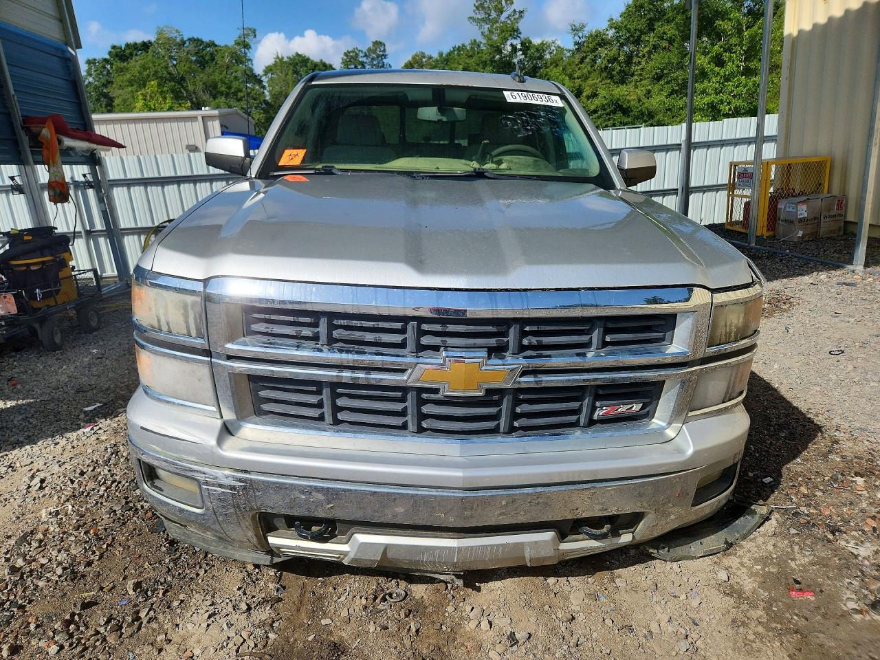 2015 Chevrolet Silverado K1500 Lt Silver vin: 3GCUKREC7FG178589