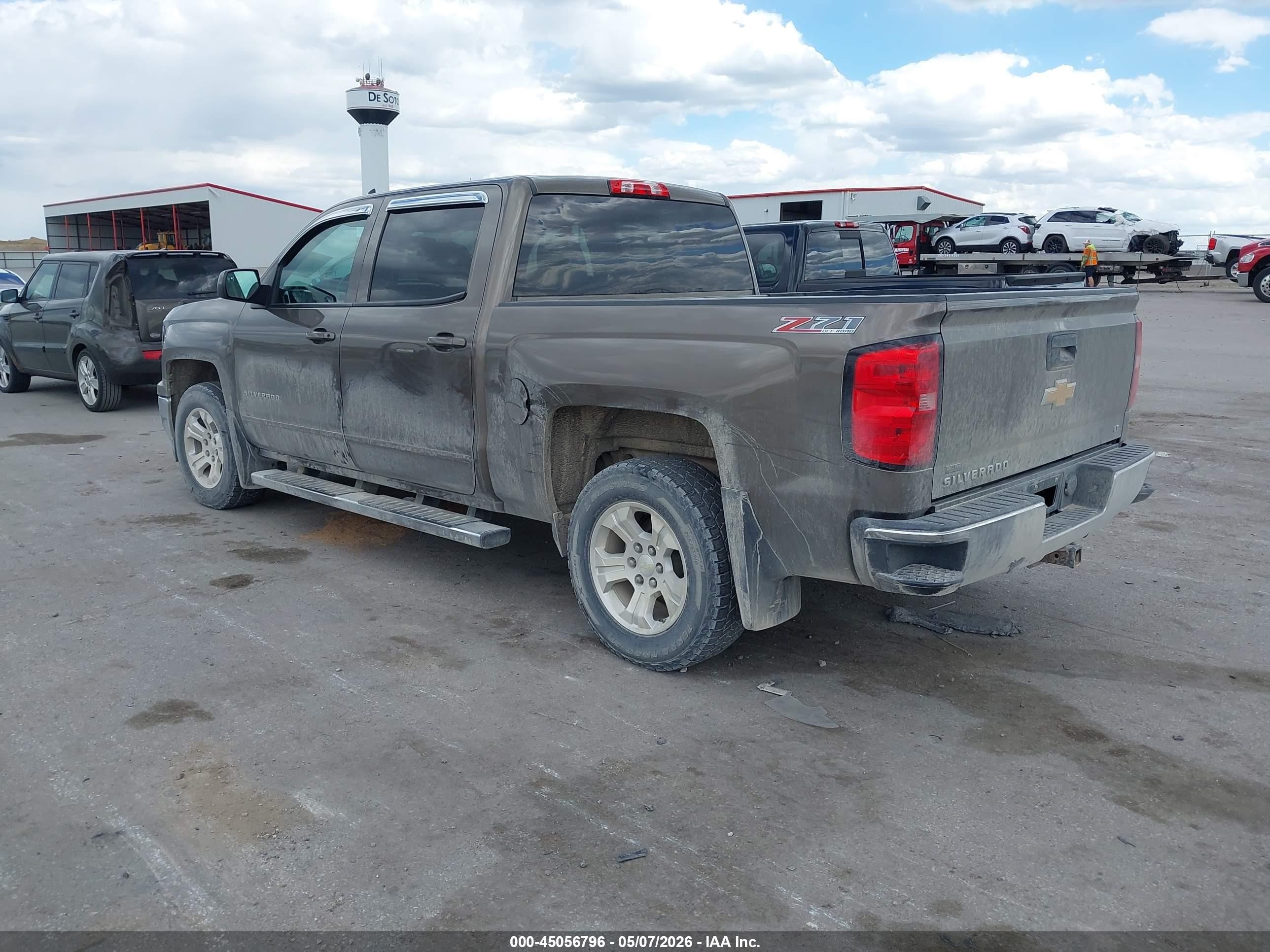 2015 Chevrolet Silverado 1500 2lt Коричневый vin: 3GCUKREC7FG207122