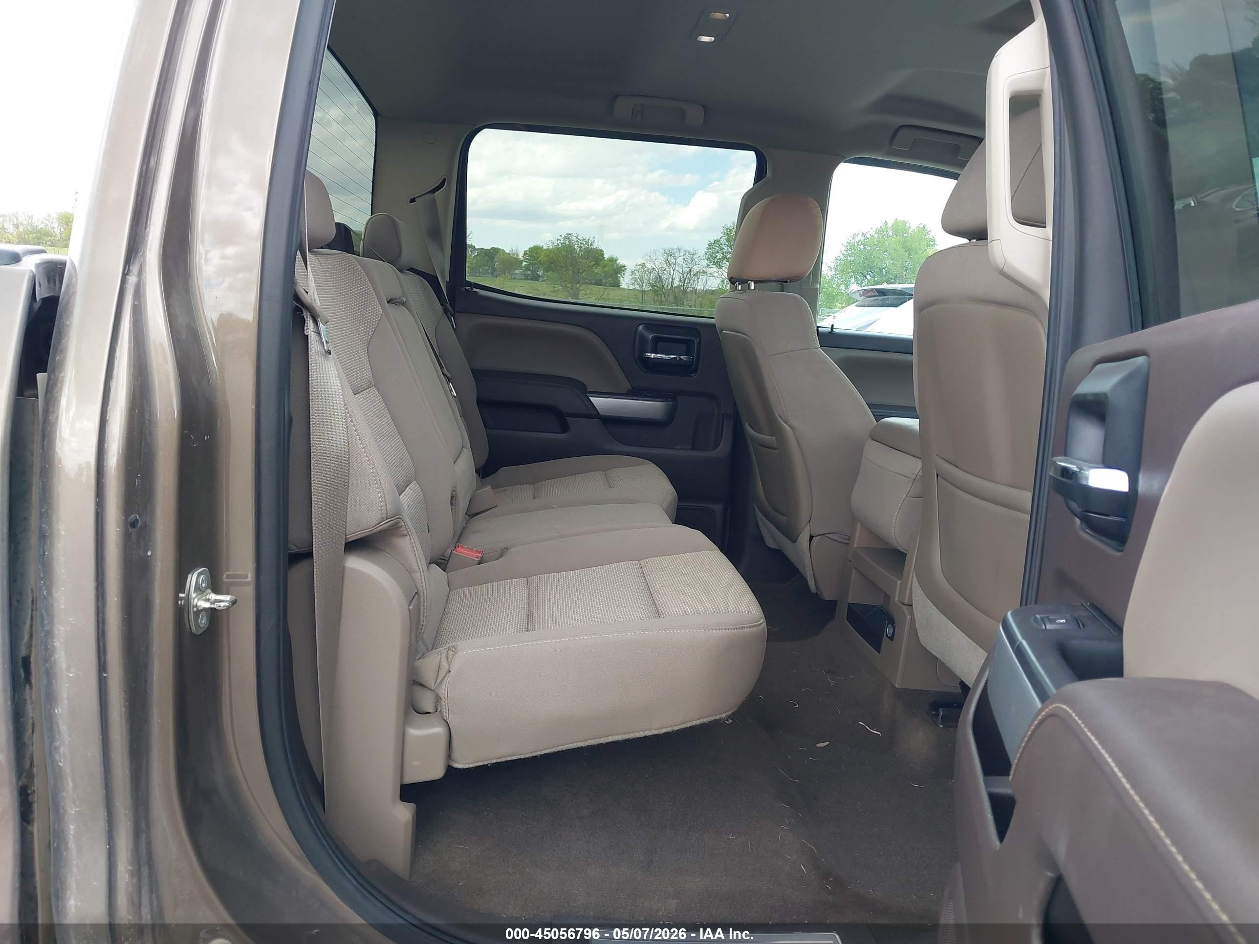 2015 Chevrolet Silverado 1500 2lt Коричневый vin: 3GCUKREC7FG207122