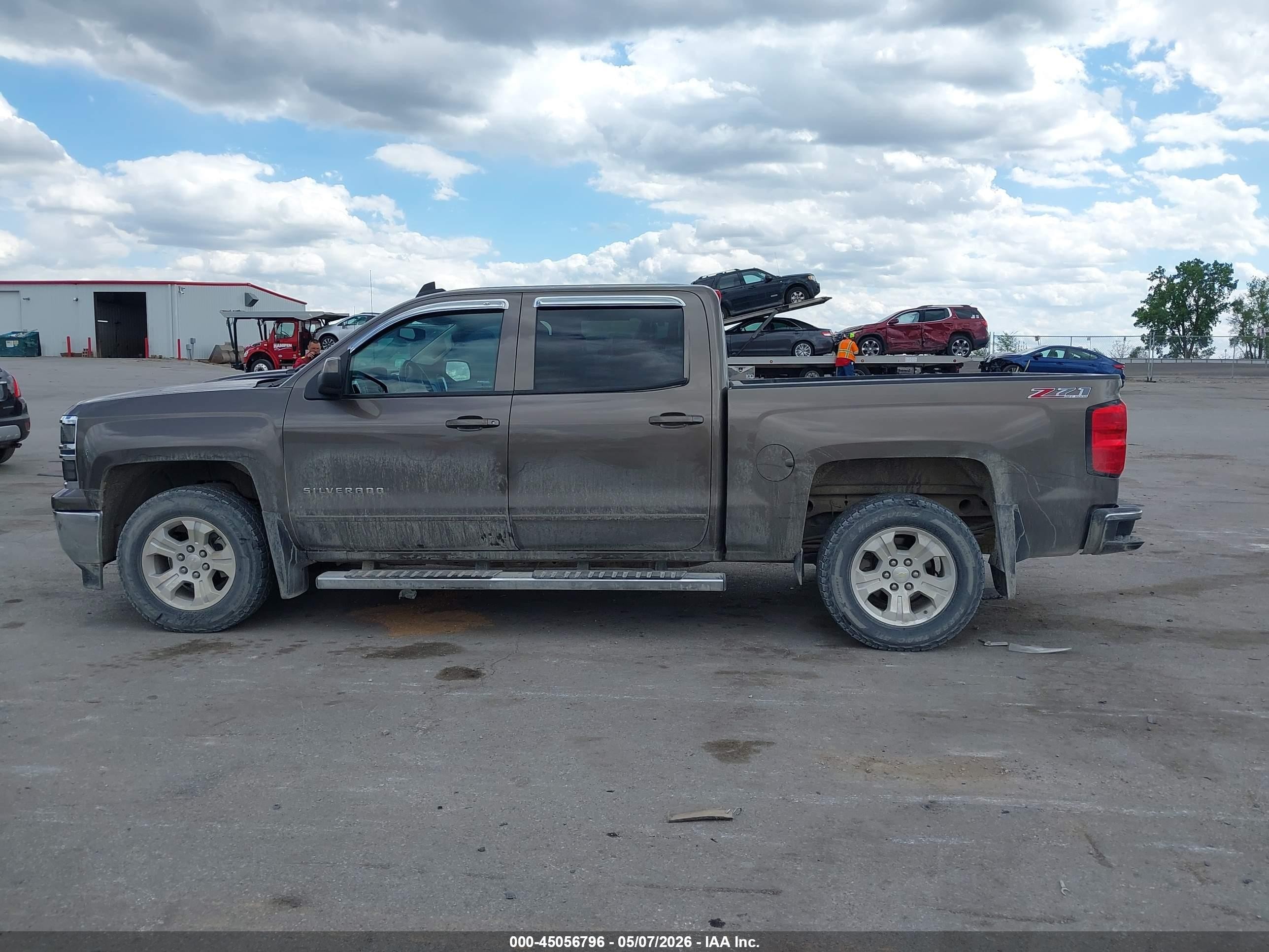 2015 Chevrolet Silverado 1500 2lt Коричневый vin: 3GCUKREC7FG207122