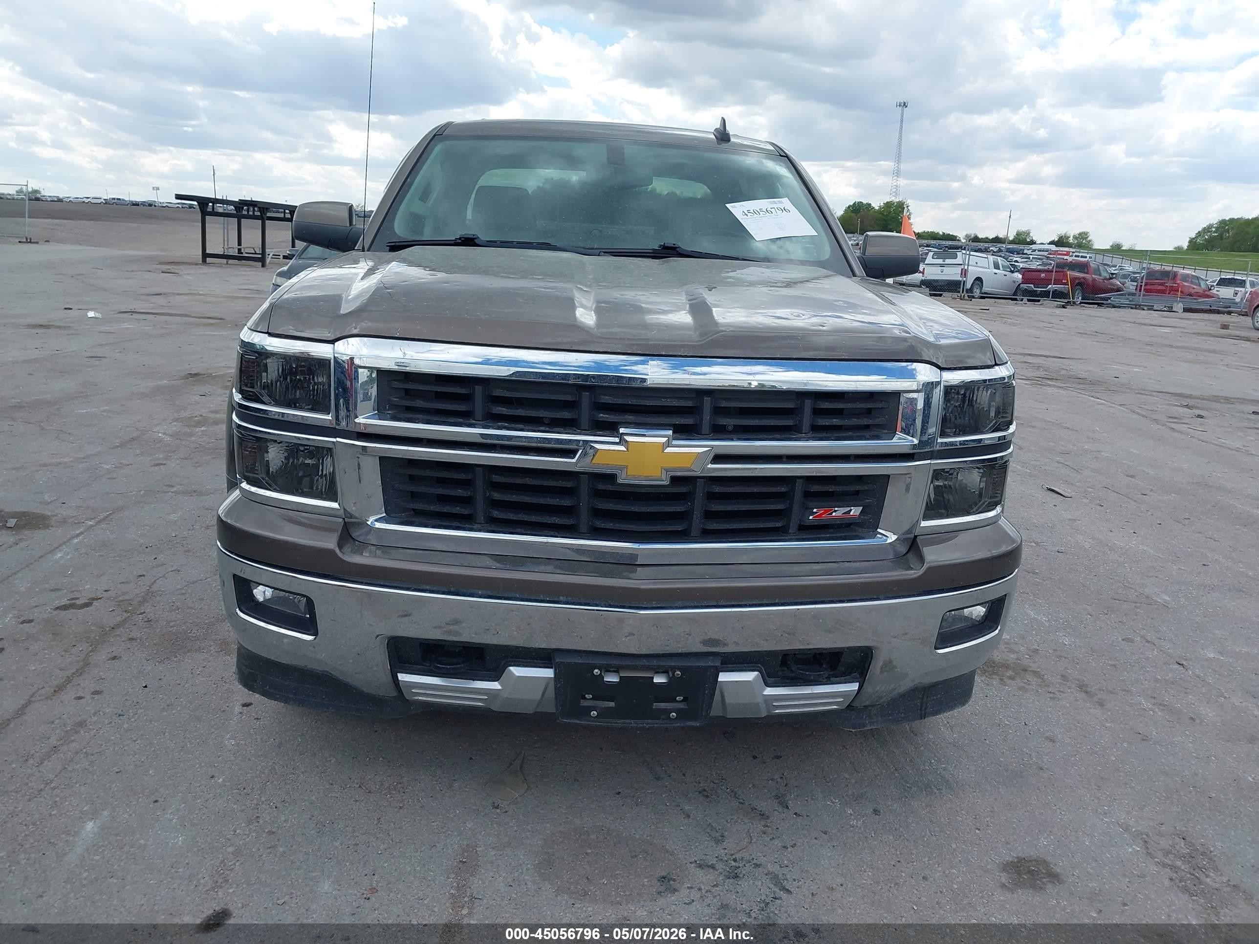 2015 Chevrolet Silverado 1500 2lt Коричневый vin: 3GCUKREC7FG207122