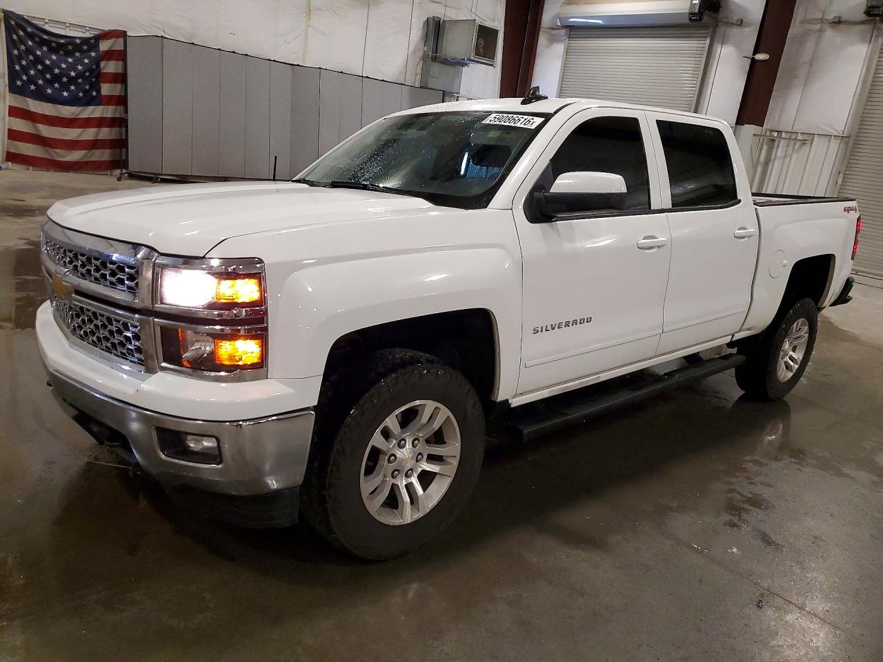 2015 Chevrolet Silverado K1500 Lt Белый vin: 3GCUKREC7FG272794
