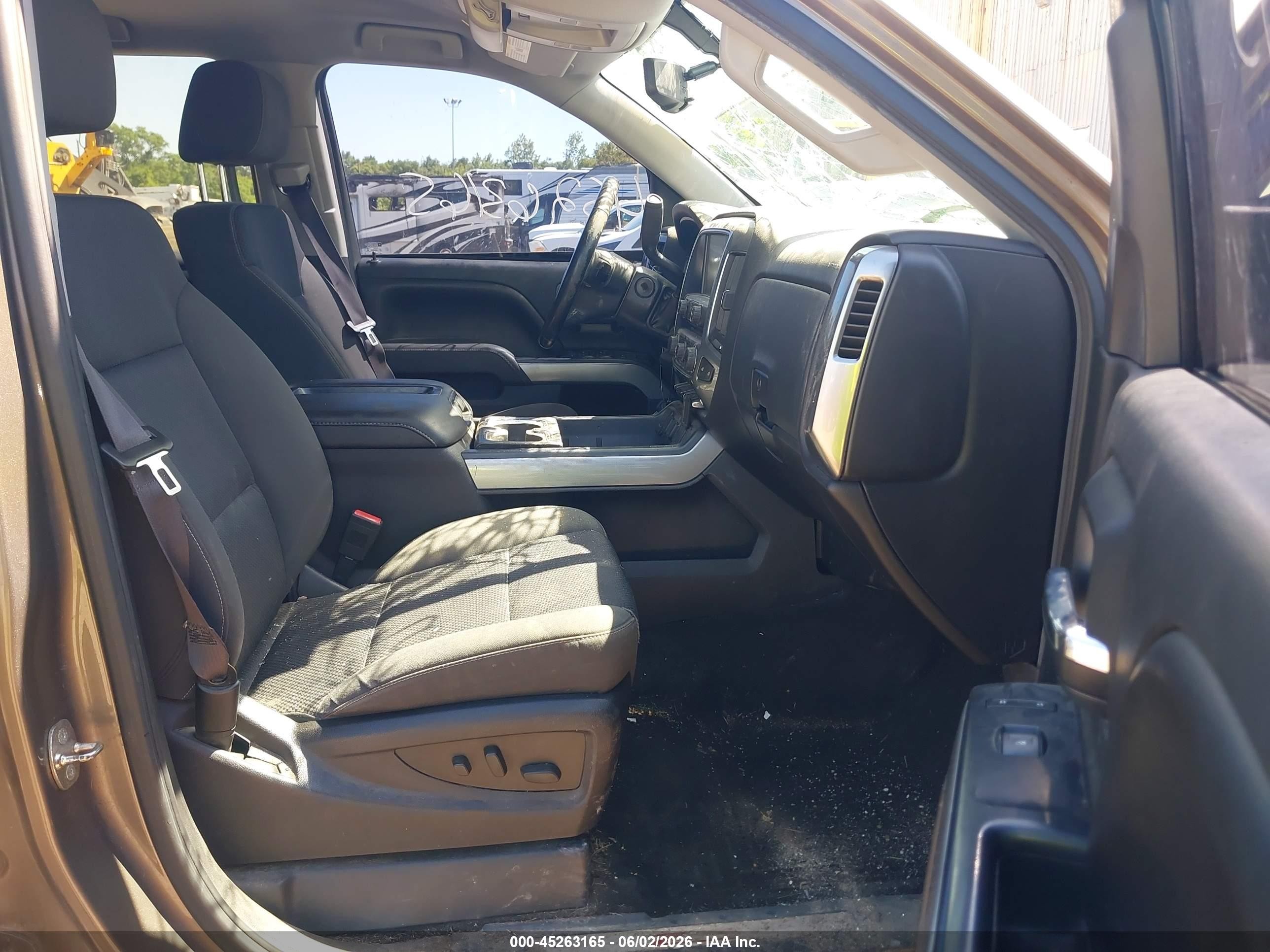 2015 Chevrolet Silverado 1500 1lt/2lt Brown vin: 3GCUKREC7FG300531