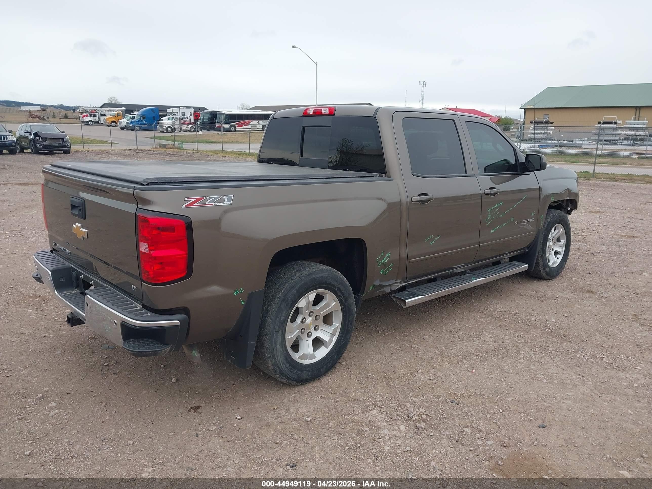 2015 Chevrolet Silverado 1500 2lt Бежевый vin: 3GCUKREC7FG483722