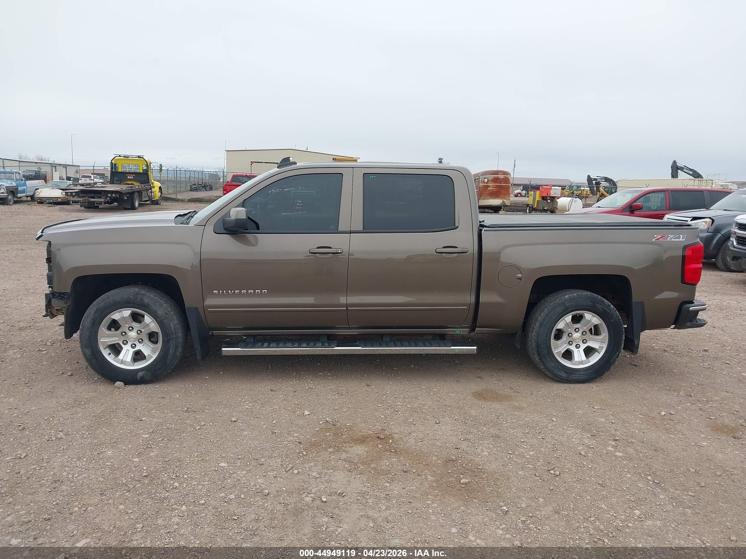 2015 Chevrolet Silverado 1500 2lt Бежевый vin: 3GCUKREC7FG483722