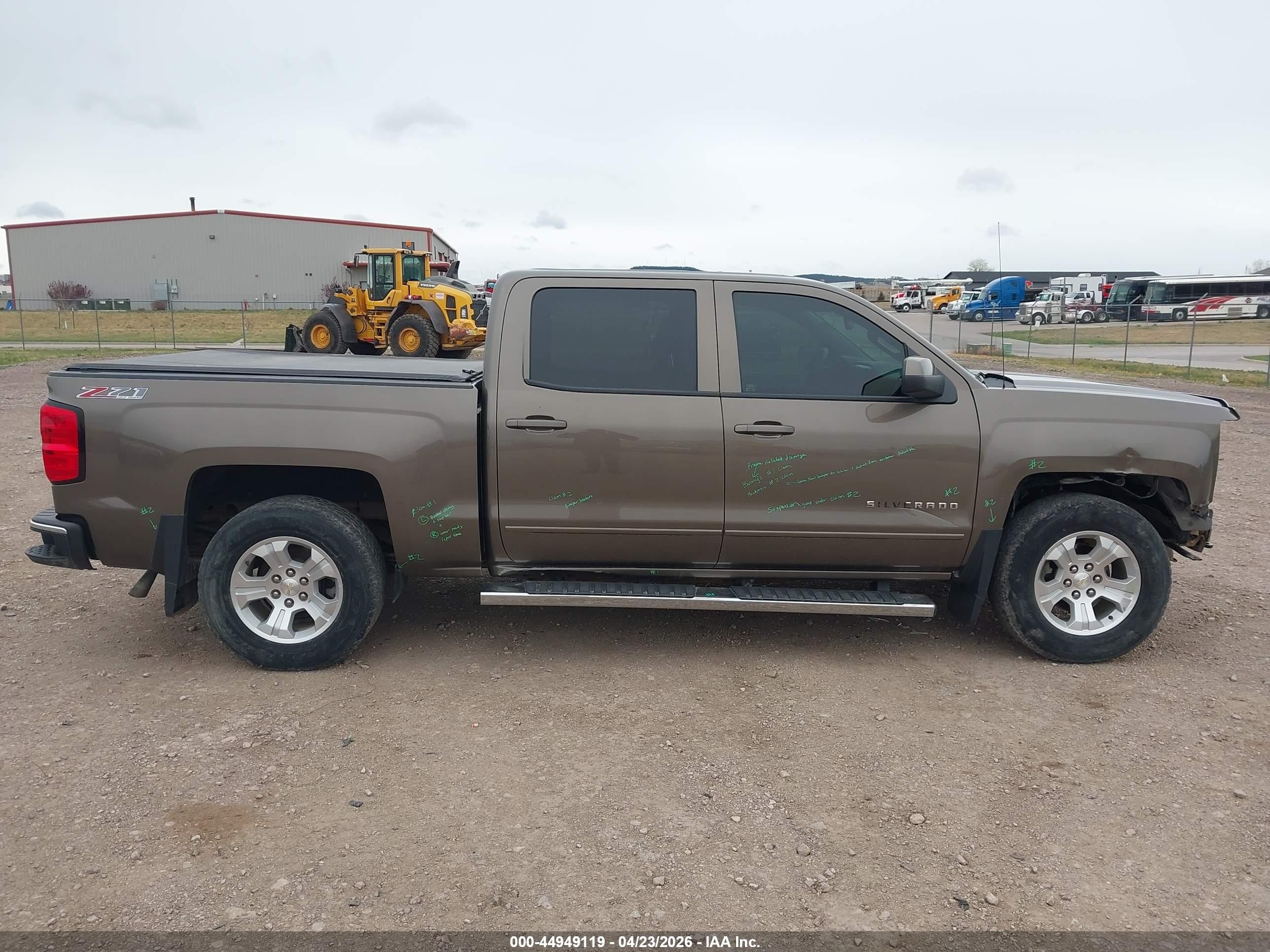 2015 Chevrolet Silverado 1500 2lt Бежевый vin: 3GCUKREC7FG483722