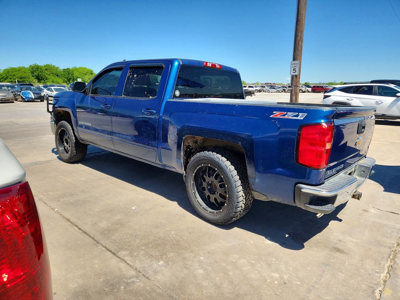 2015 Chevrolet Silverado K1500 Lt Blue vin: 3GCUKREC7FG484336