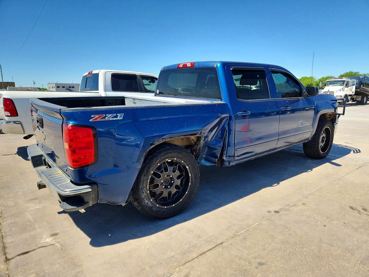 2015 Chevrolet Silverado K1500 Lt Blue vin: 3GCUKREC7FG484336