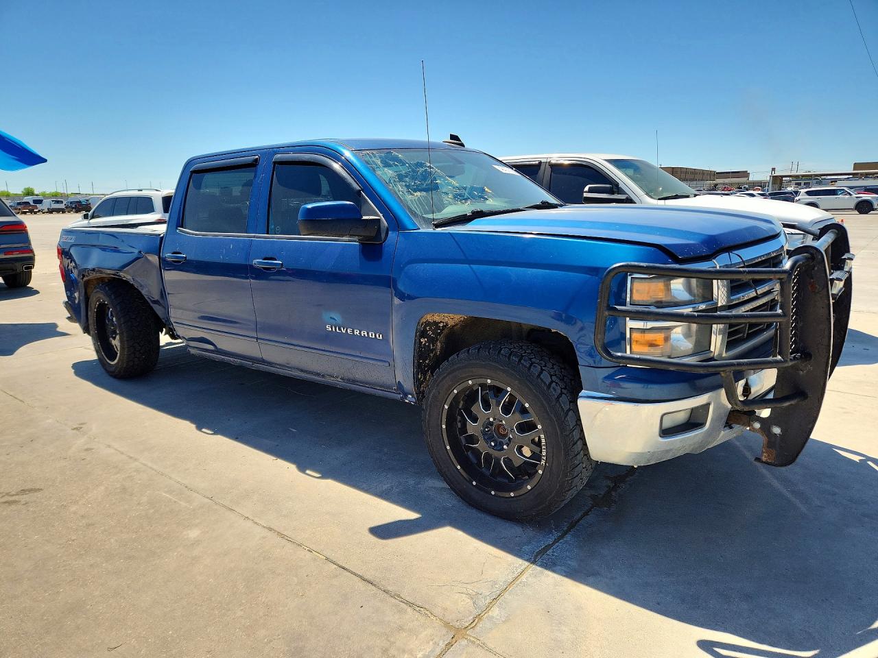 2015 Chevrolet Silverado K1500 Lt Blue vin: 3GCUKREC7FG484336