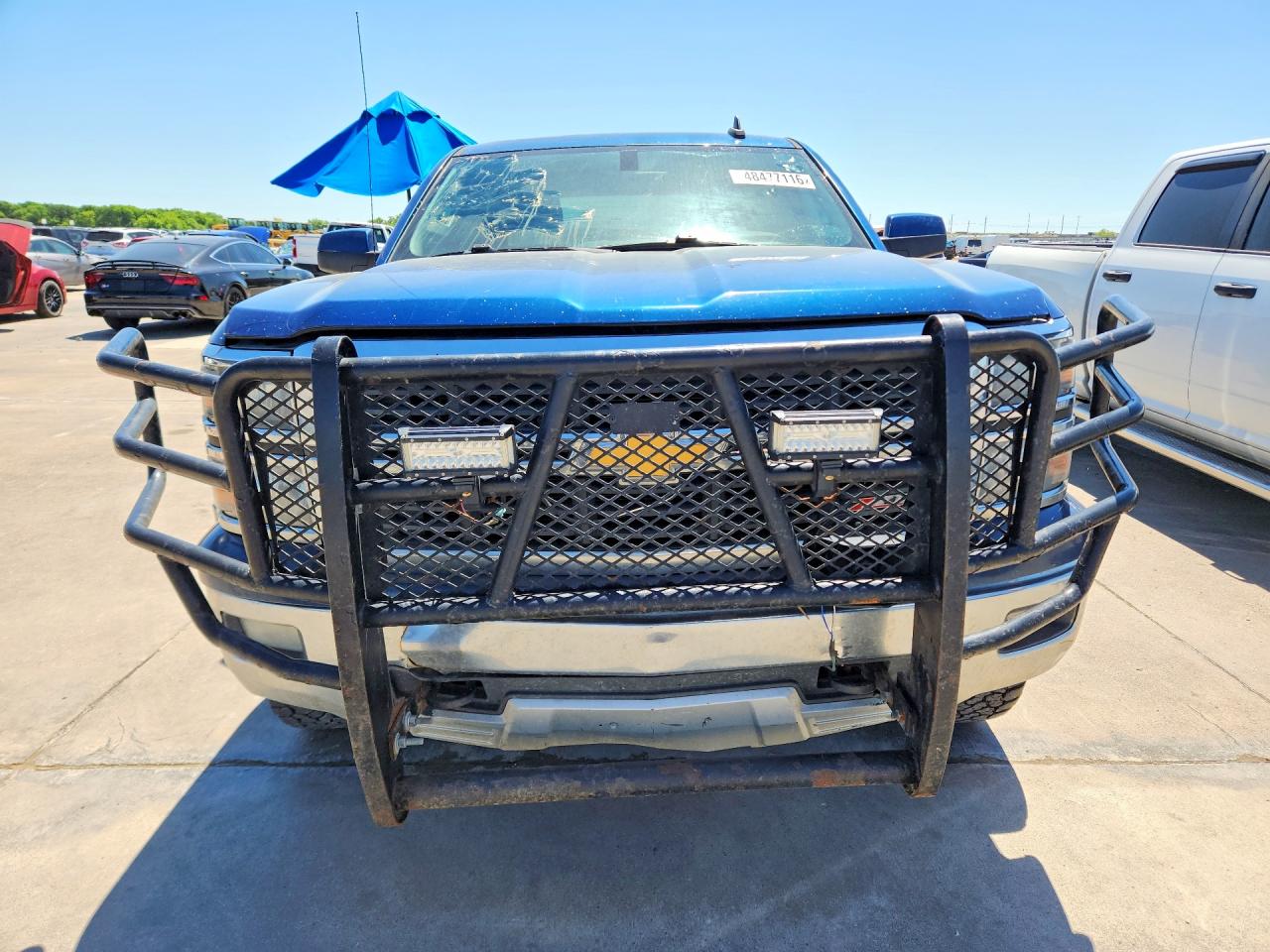2015 Chevrolet Silverado K1500 Lt Blue vin: 3GCUKREC7FG484336