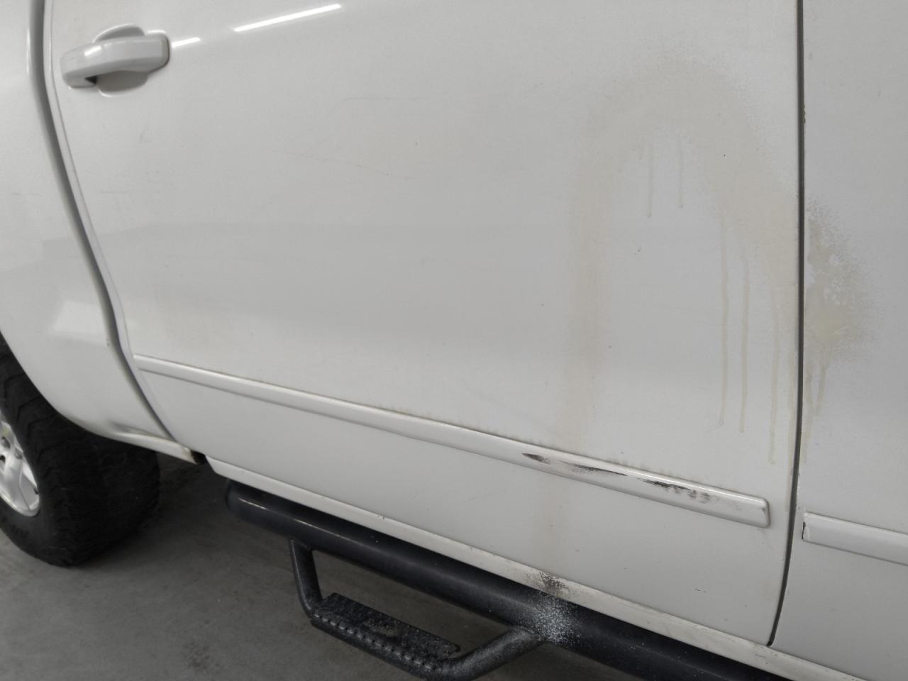 2015 Chevrolet Silverado K1500 Lt White vin: 3GCUKREC7FG519294 Damage: Right Rear Door, Previous Repair, Substandard Repair