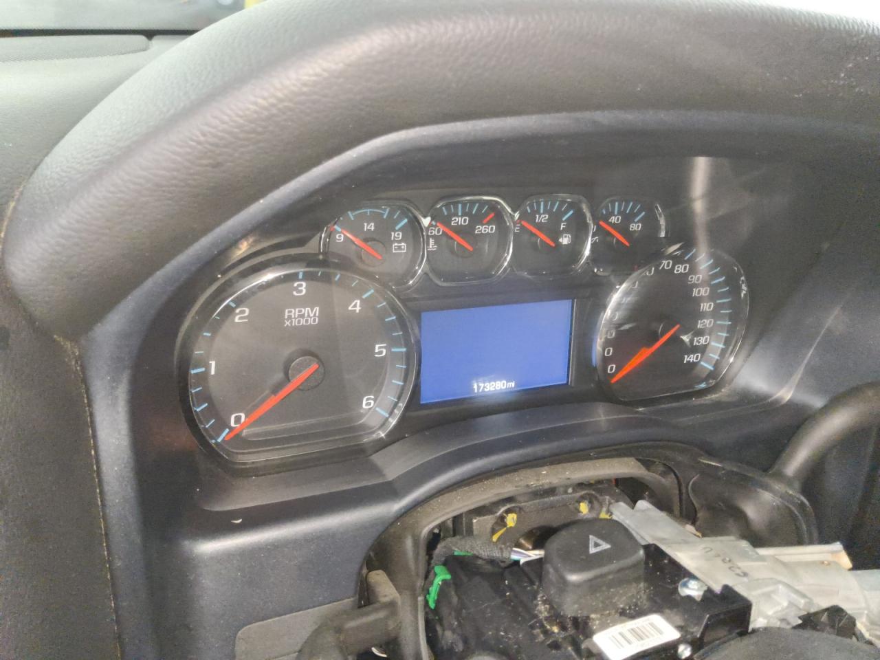 2015 Chevrolet Silverado K1500 Lt White vin: 3GCUKREC7FG519294 Damage: Steering Column, Missing, Replacement Required