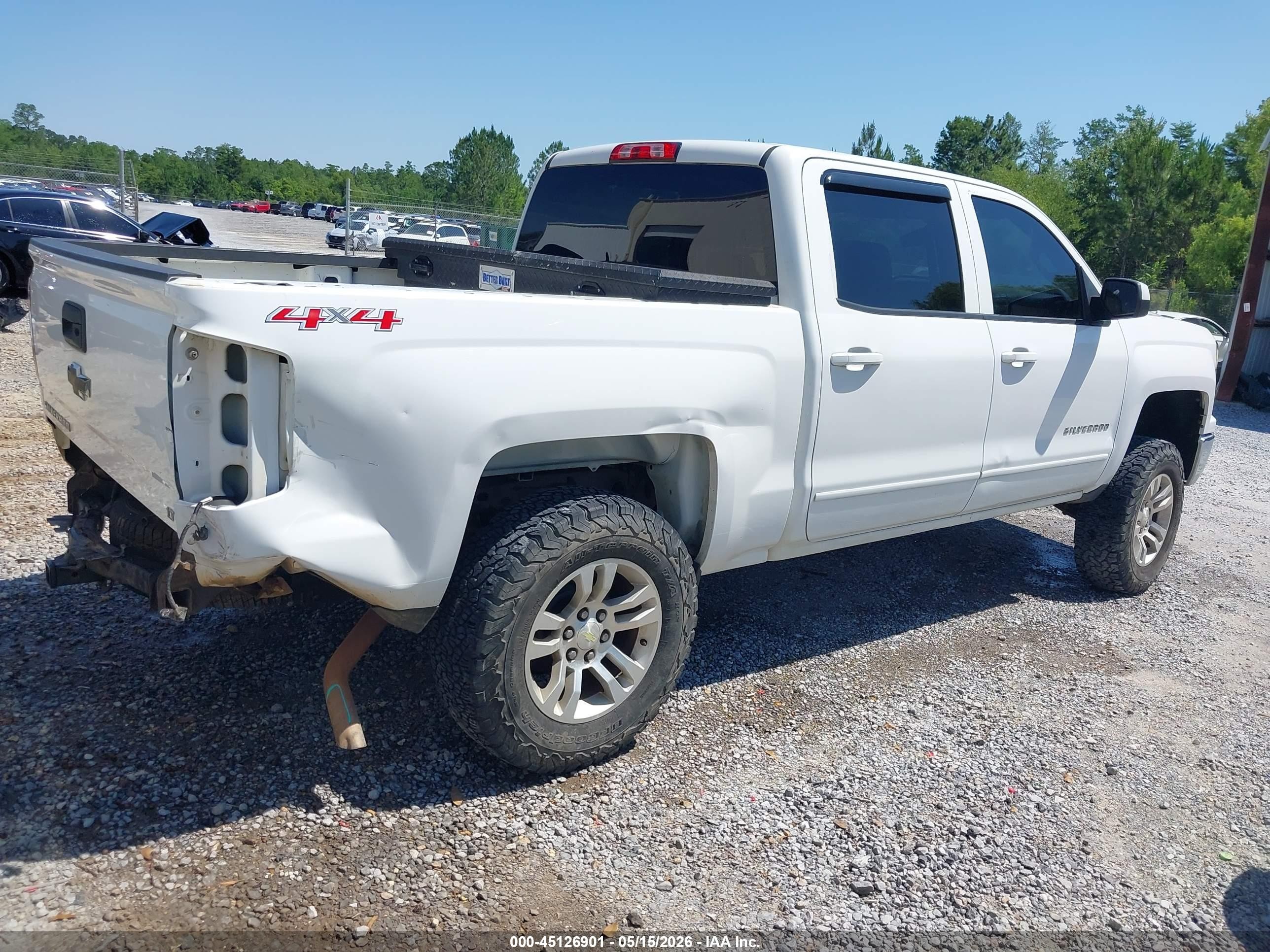 2015 Chevrolet Silverado 1500 1lt Белый vin: 3GCUKREC7FG531834