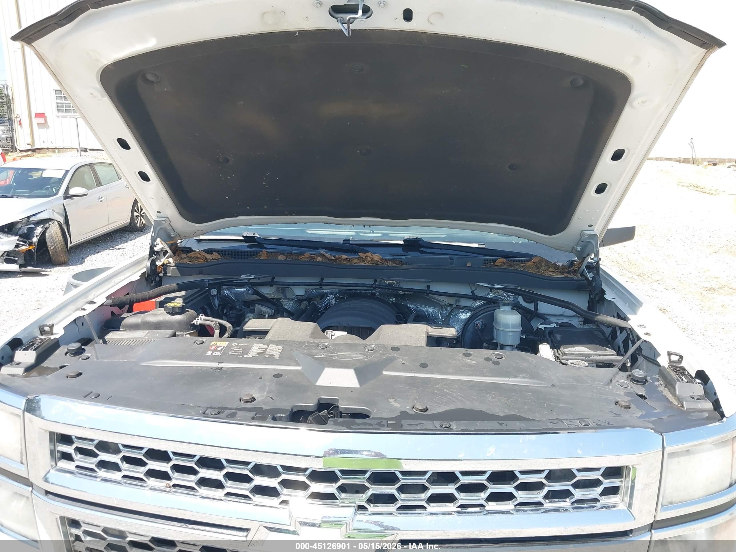 2015 Chevrolet Silverado 1500 1lt Белый vin: 3GCUKREC7FG531834
